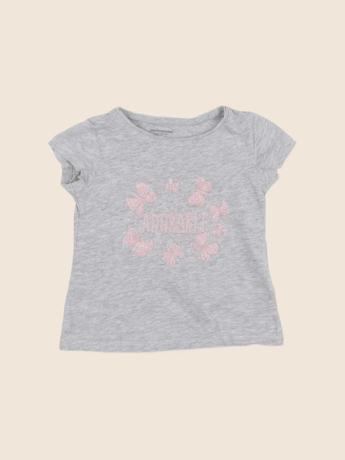 Vertbaudet - tee-shirt gris - 2 ans