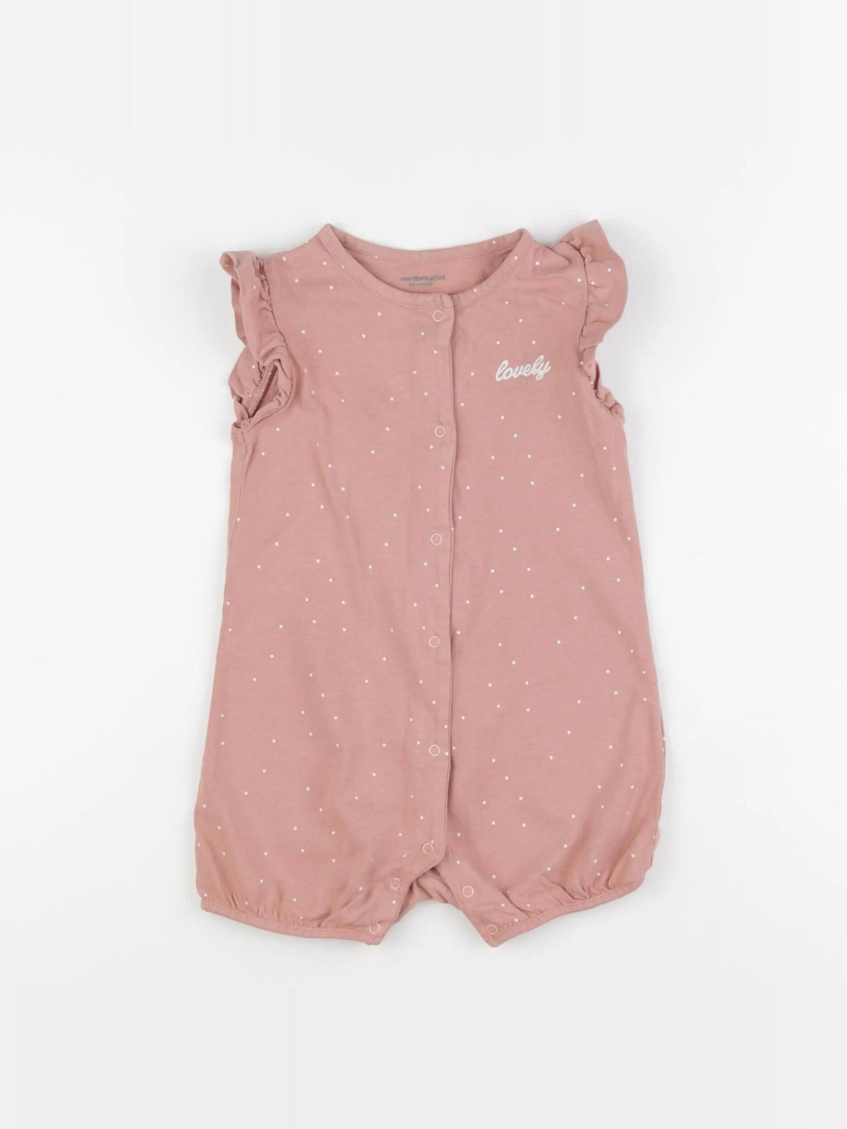 Vertbaudet - pyjama coton rose - 2 ans