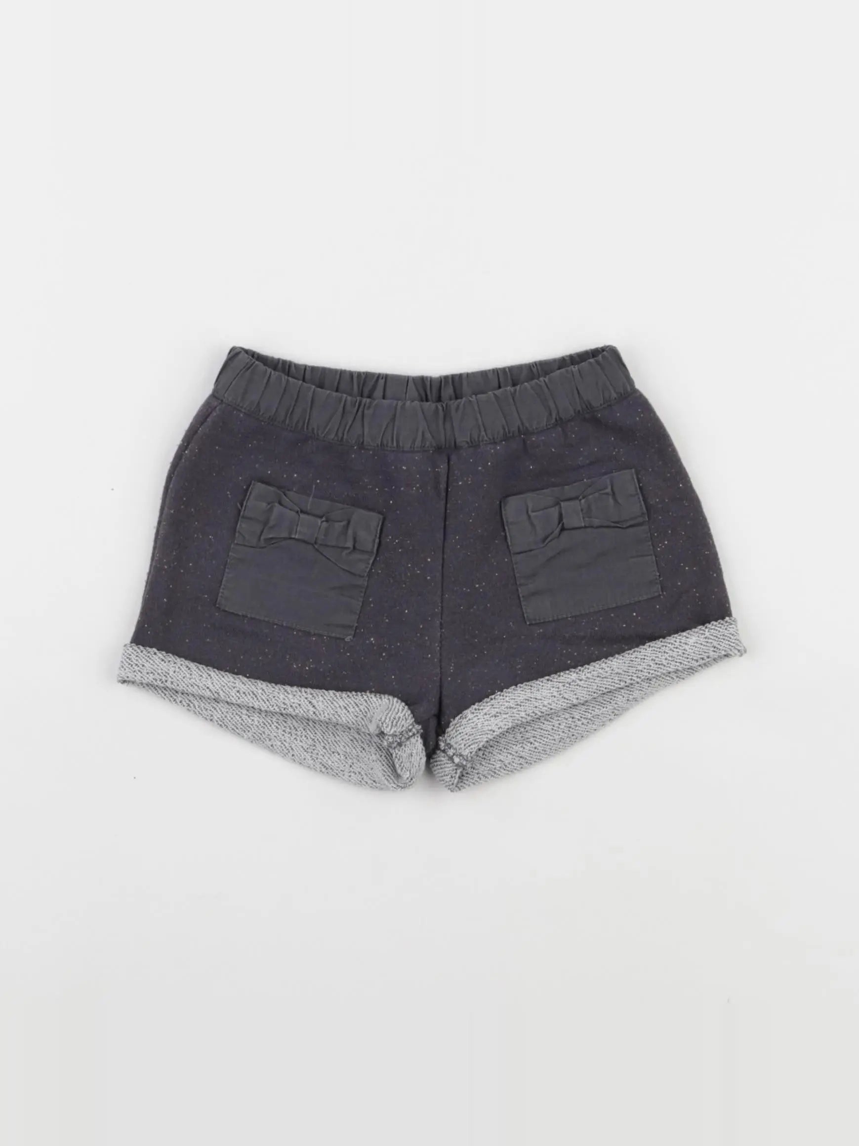 Vertbaudet - short gris, or - 18 mois