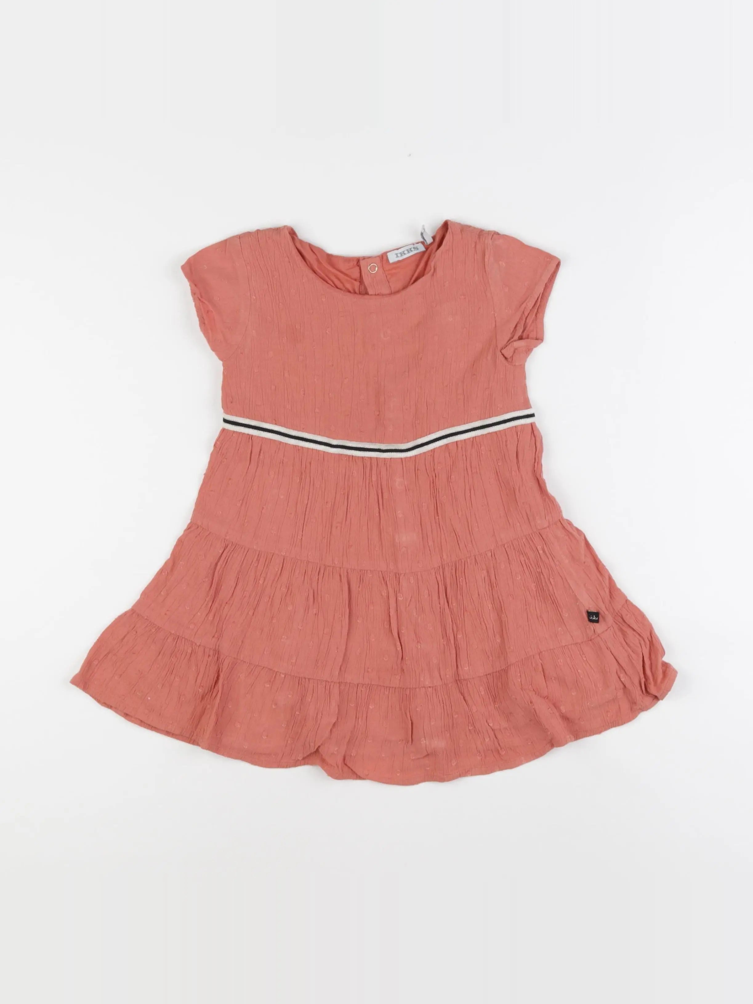 IKKS - robe orange - 2 ans