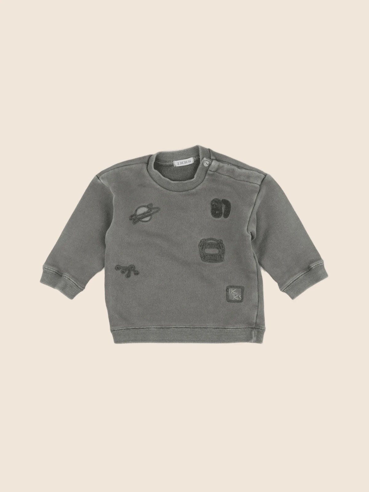 IKKS - sweat vert - 6 mois