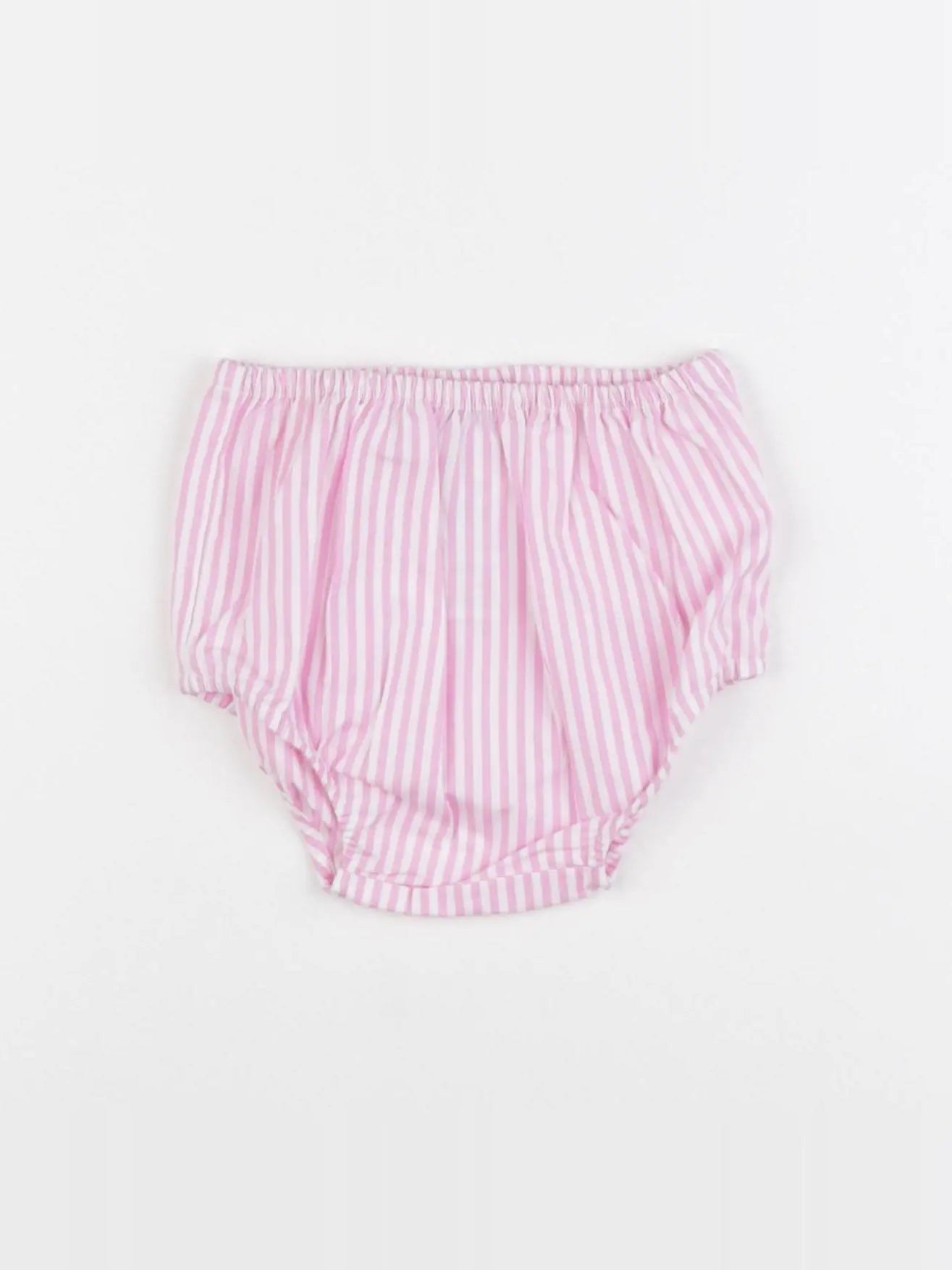 Jacadi - bloomer blanc, rose - 6 mois