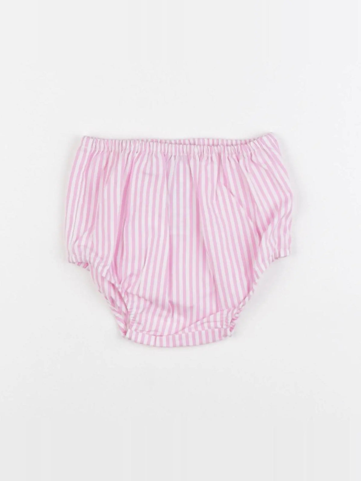 Jacadi - bloomer blanc, rose - 6 mois