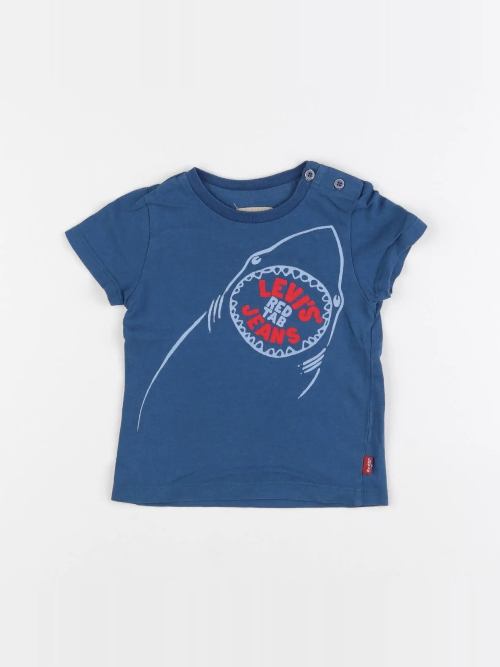 Levi's - tee-shirt bleu - 6 mois