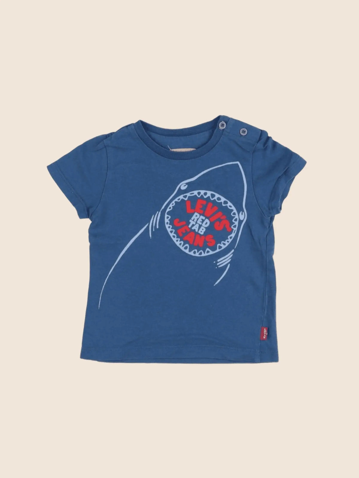 Levi's - tee-shirt bleu - 6 mois