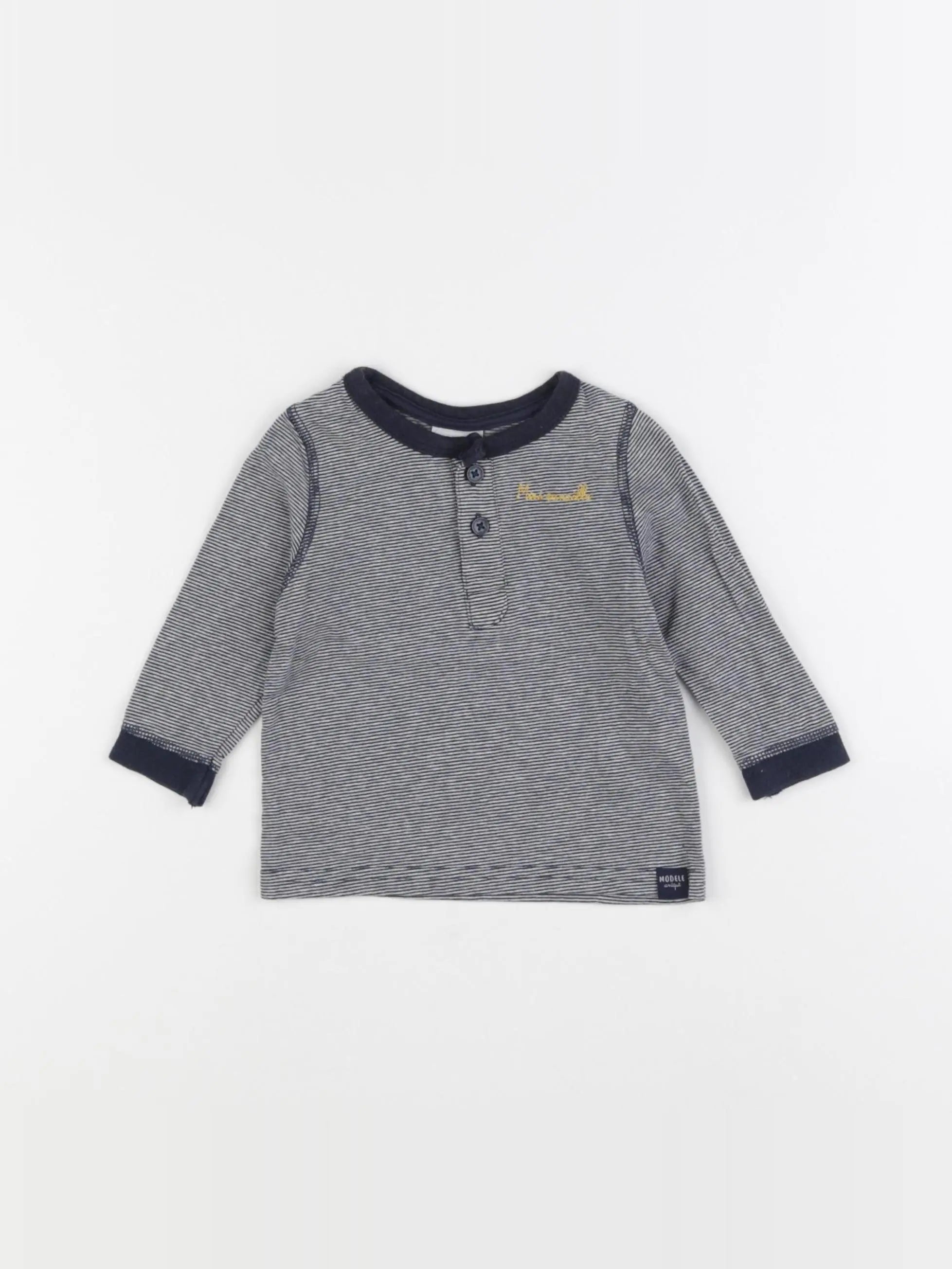 Tape à l'oeil - tee-shirt bleu - 3 mois