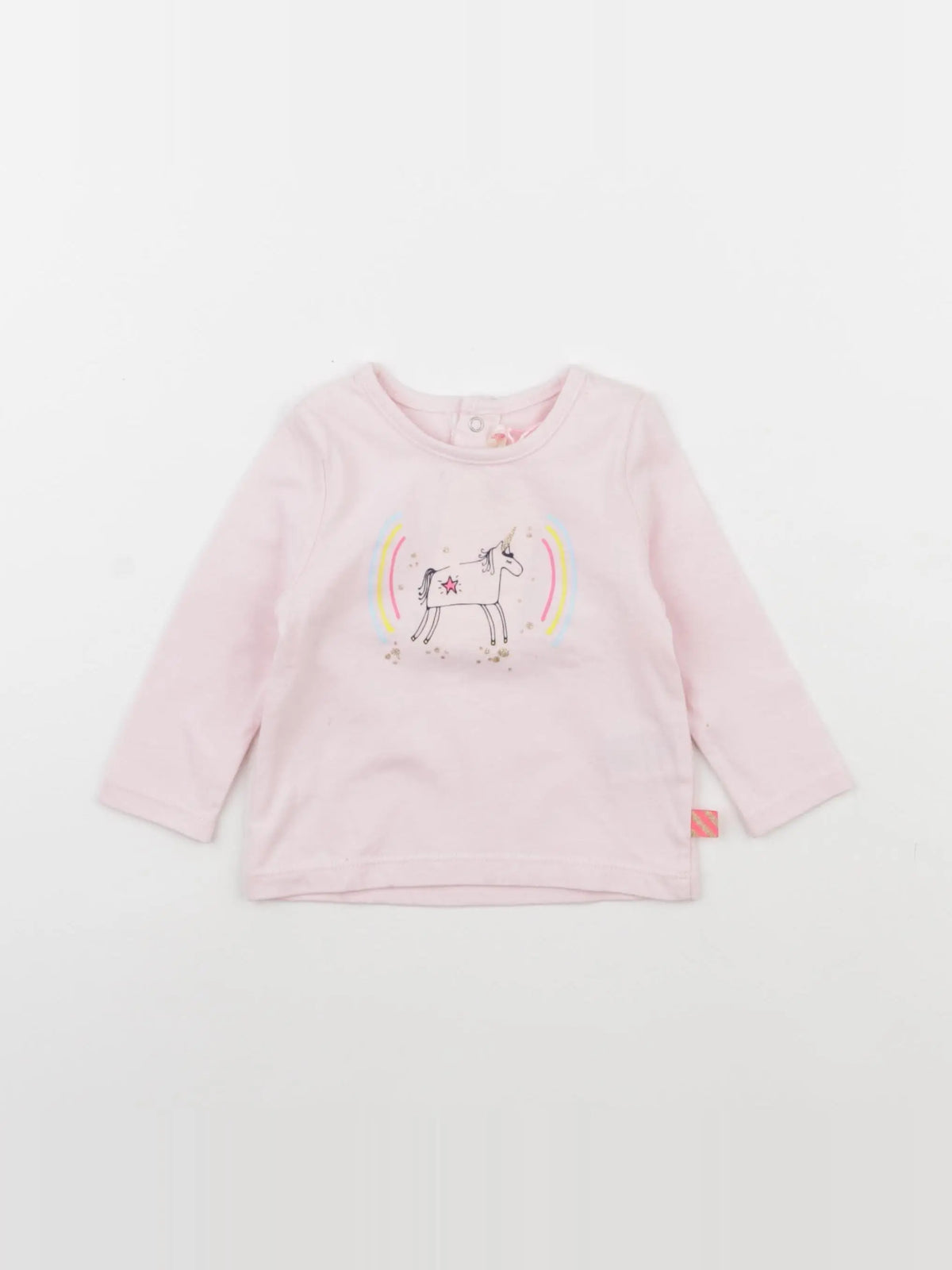 Billie Blush - tee-shirt rose - 6 mois