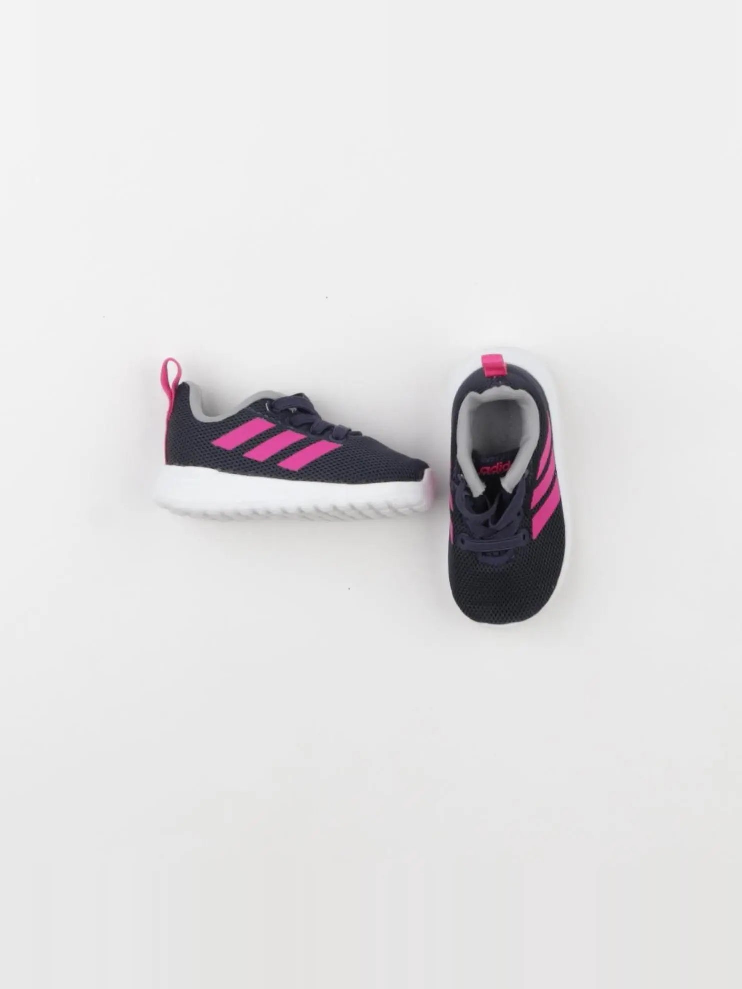 Adidas - tennis élastiqué bleu, rose - pointure 19