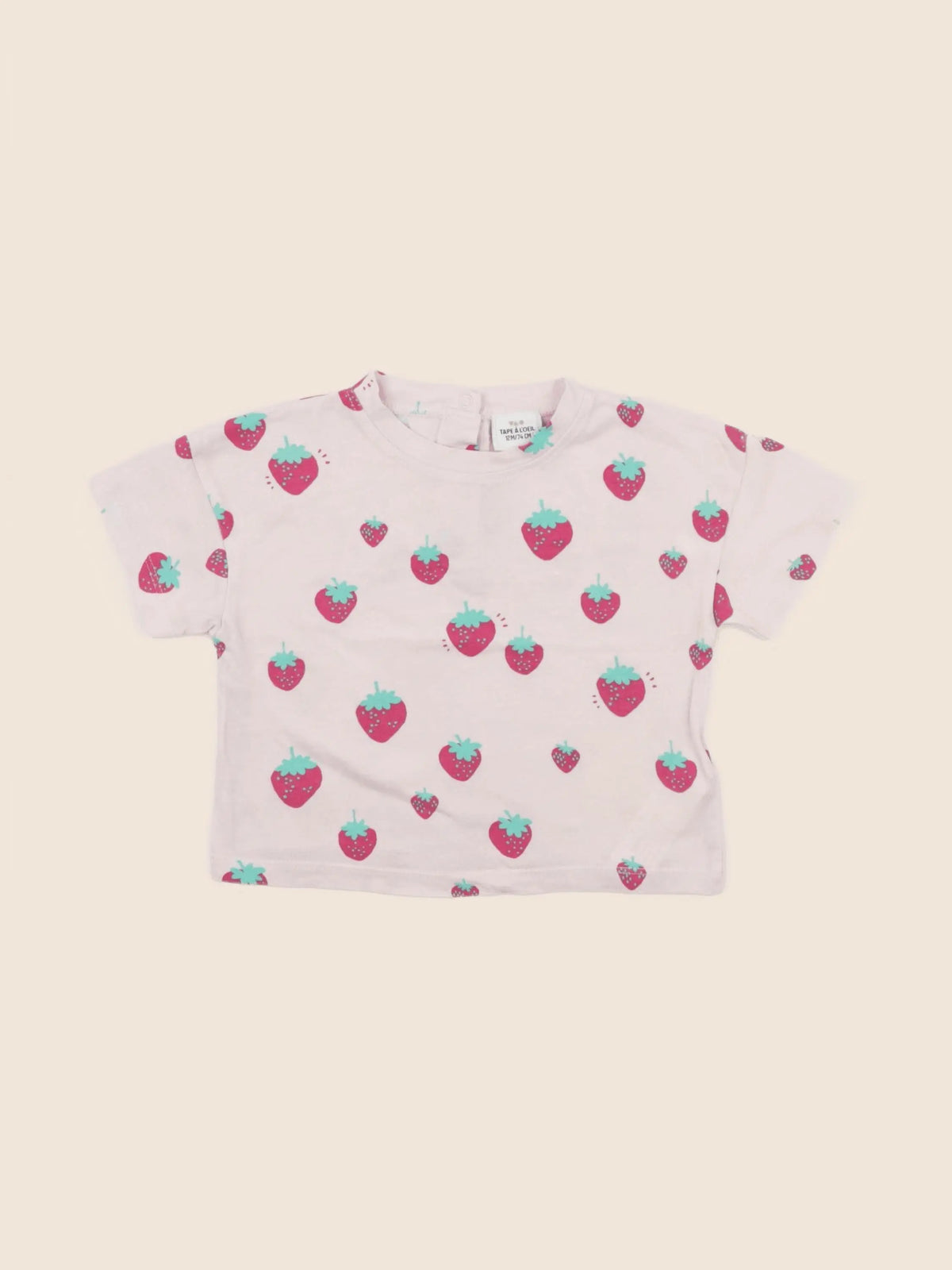 Tape à l'oeil - tee-shirt rose - 12 mois
