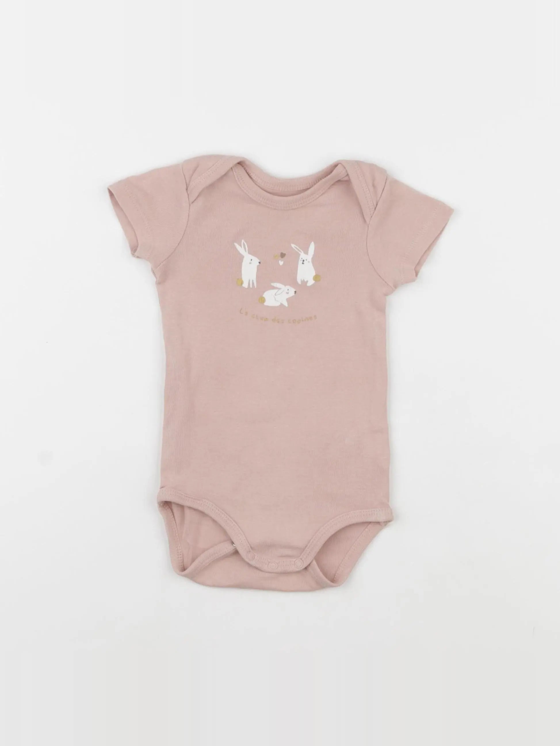 La Redoute - body rose - 6 mois