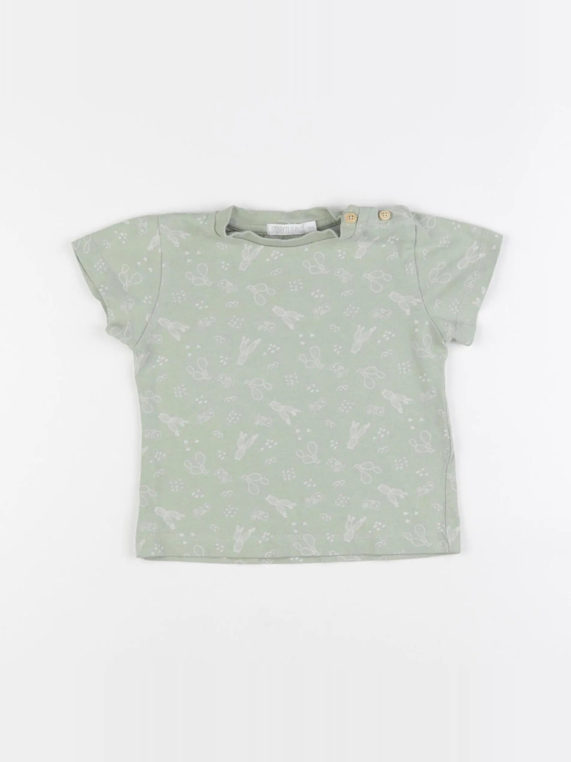 Storytelling - tee-shirt vert - 18 mois