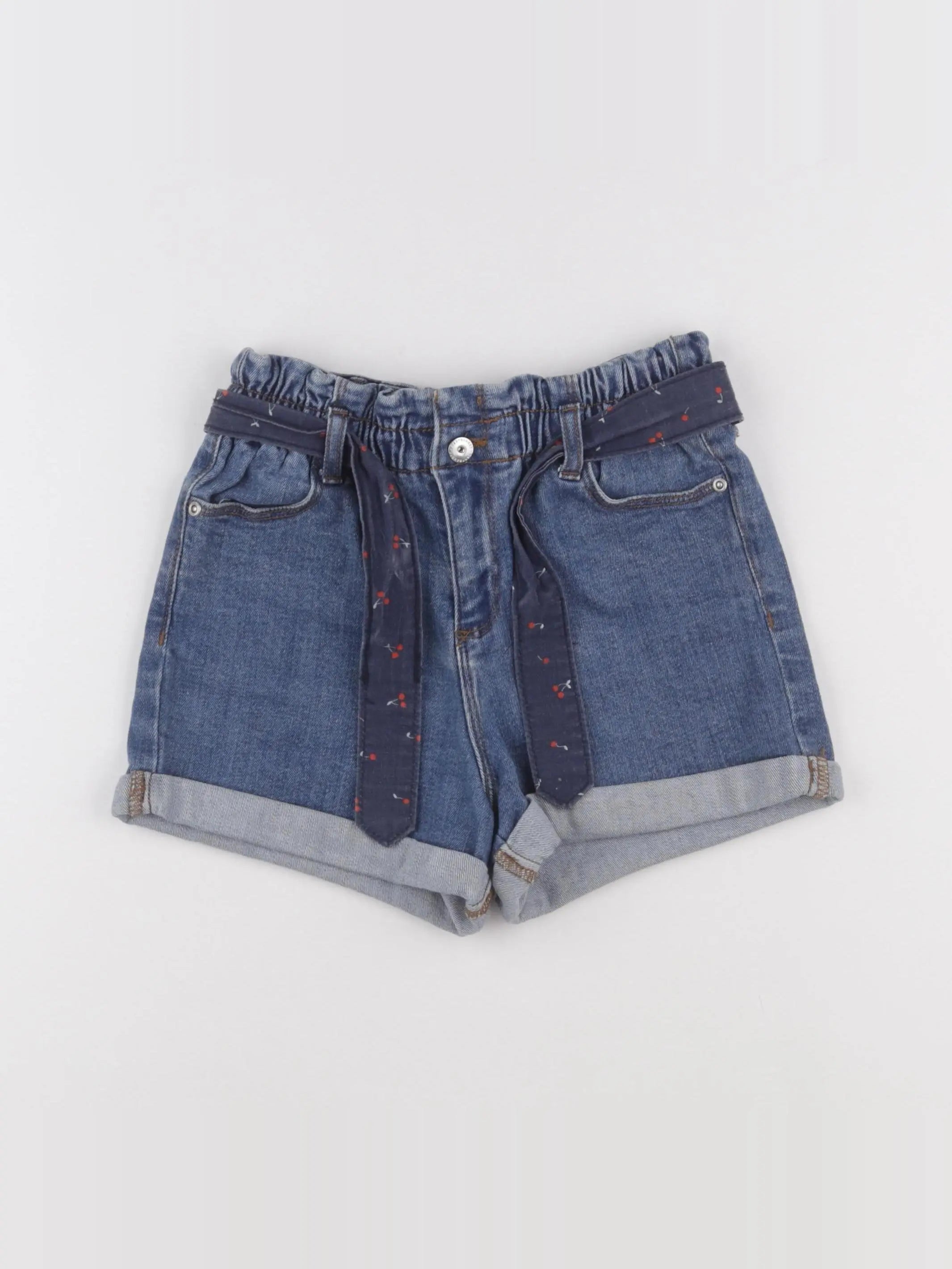 Vertbaudet - short bleu - 7 ans