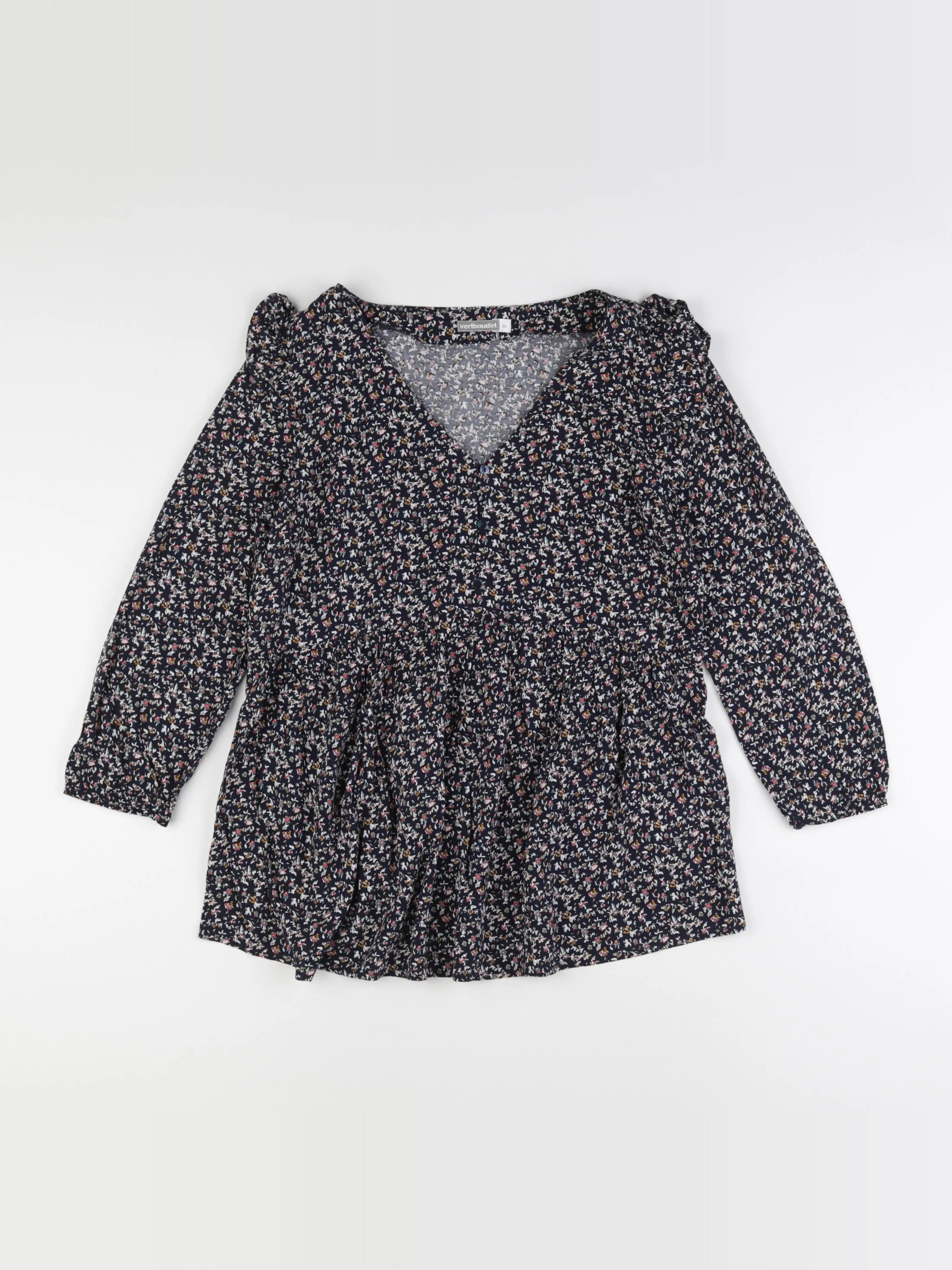 Vertbaudet - blouse grossesse bleu - 36