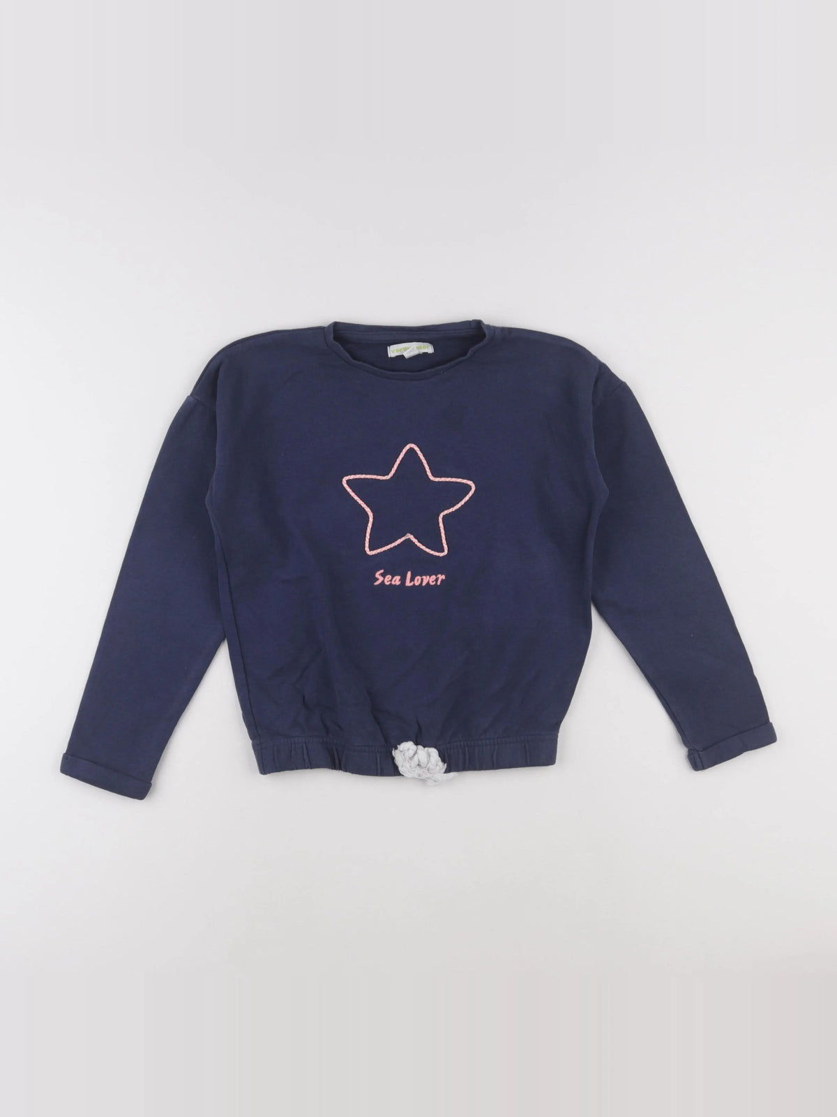 Vertbaudet - sweat bleu - 8 ans