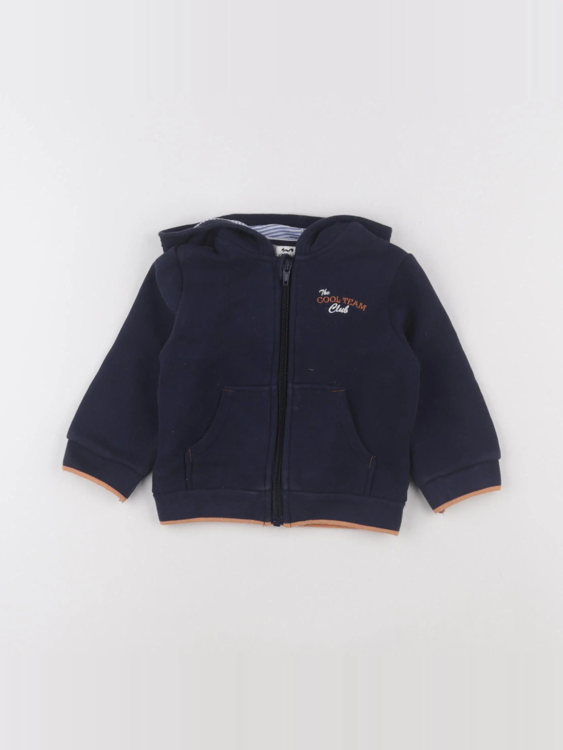 Cyrillus - sweat bleu - 18 mois