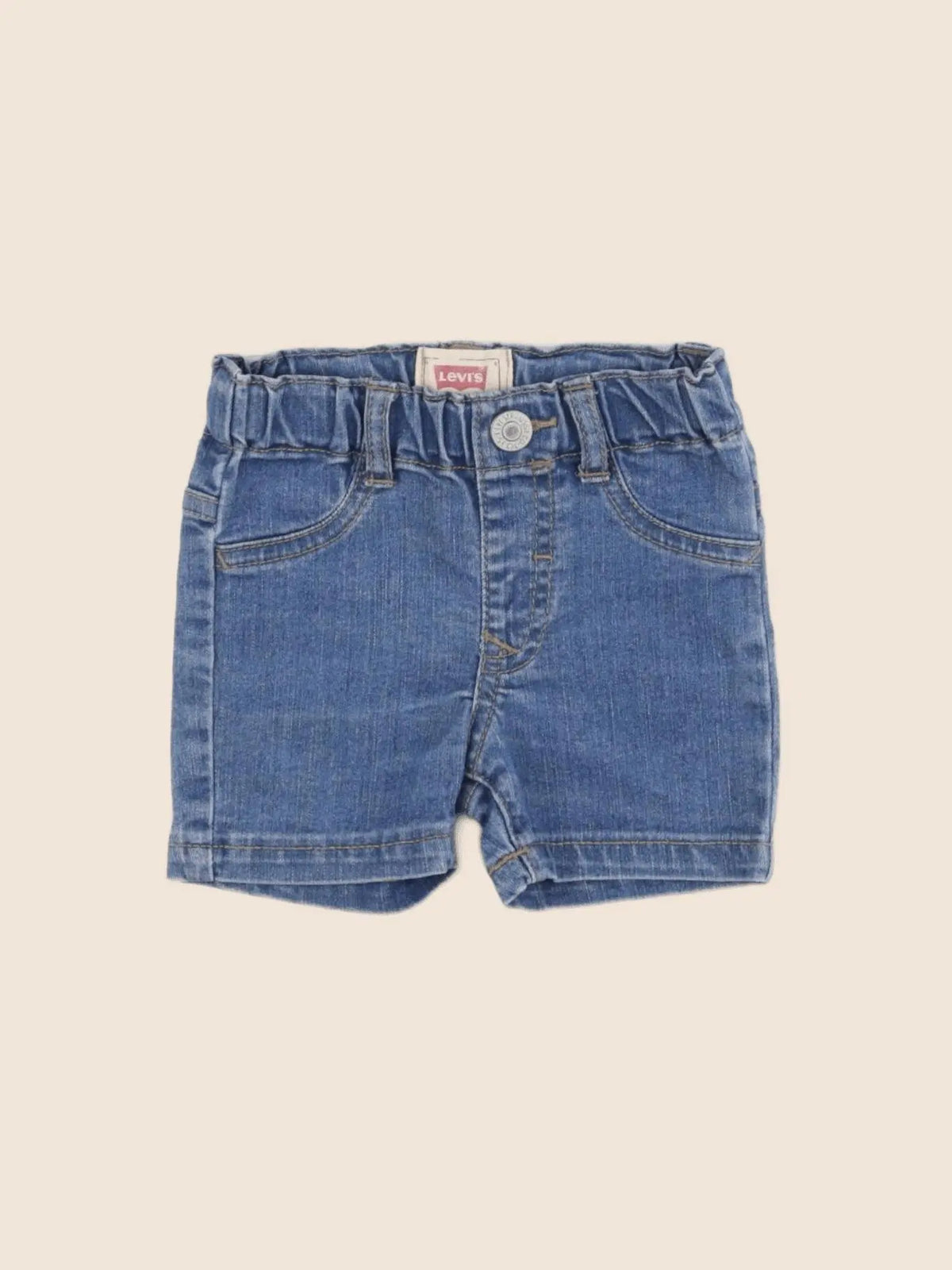 Levi's - short bleu - 12 mois
