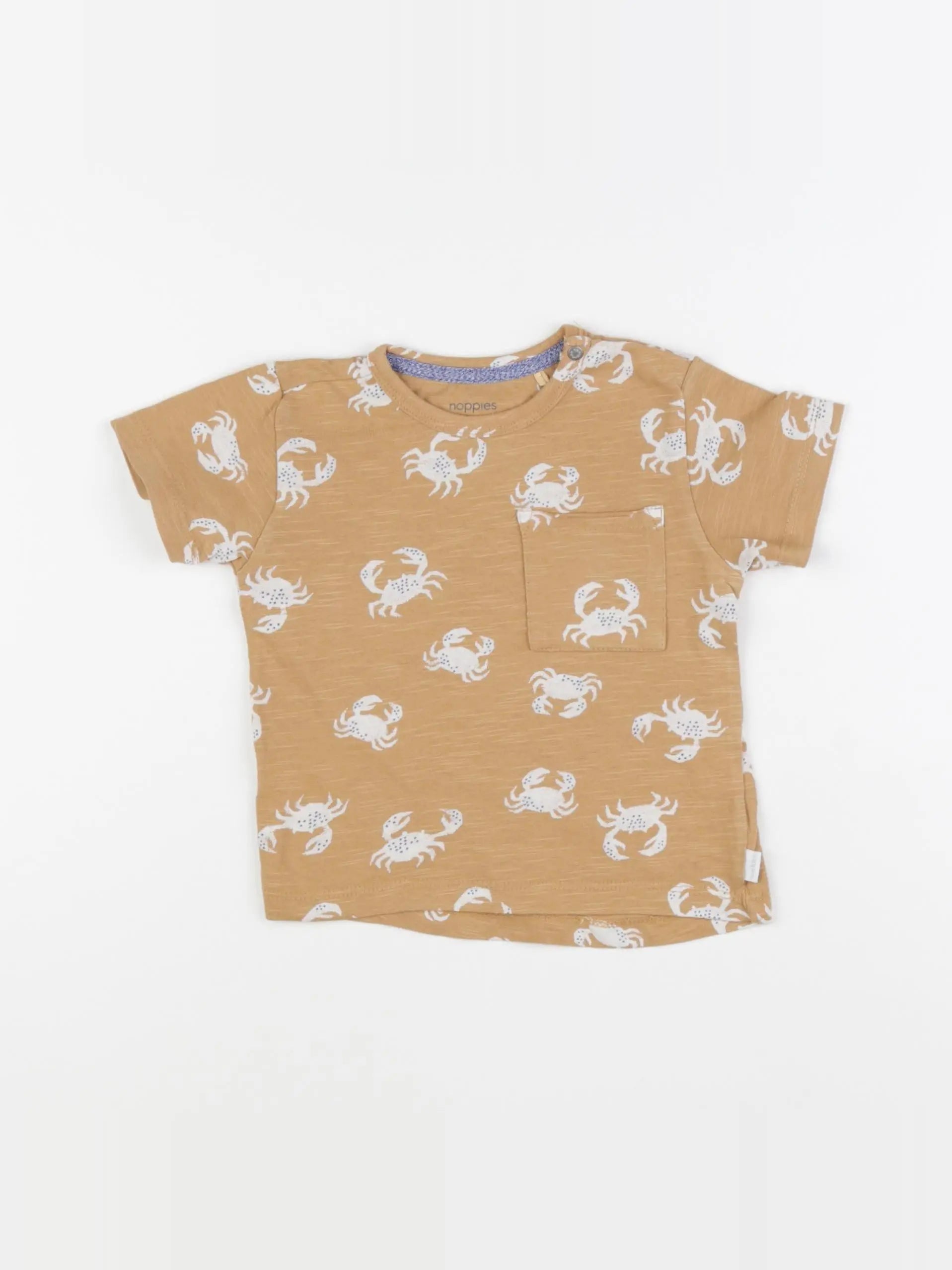 Noppies - tee-shirt marron - 9/12 mois