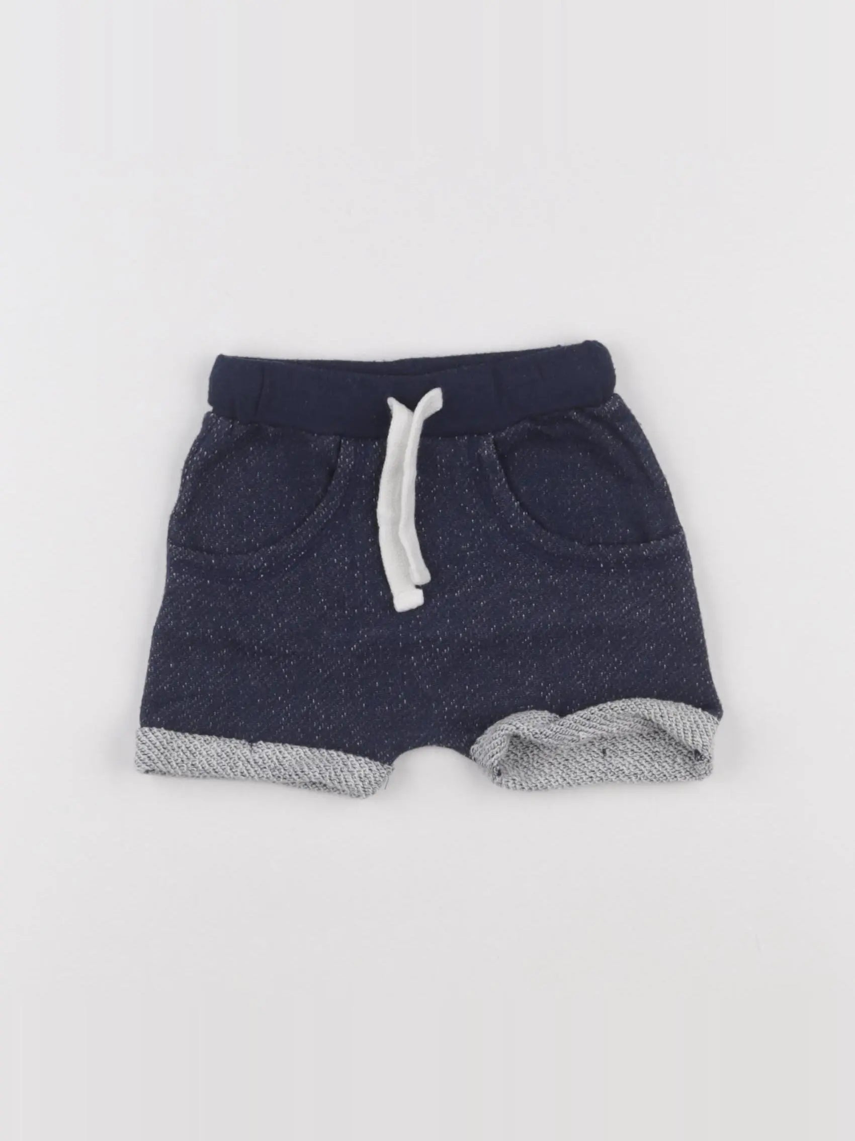 Boutchou - short bleu - 6 mois