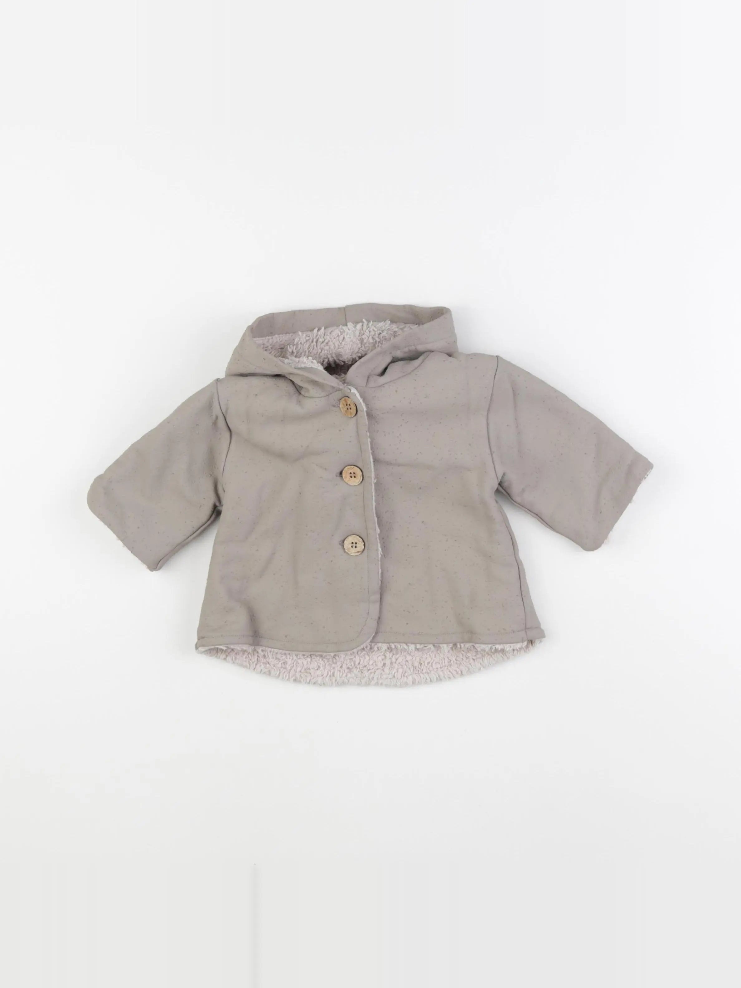 Play Up - veste doublé beige - 3 mois