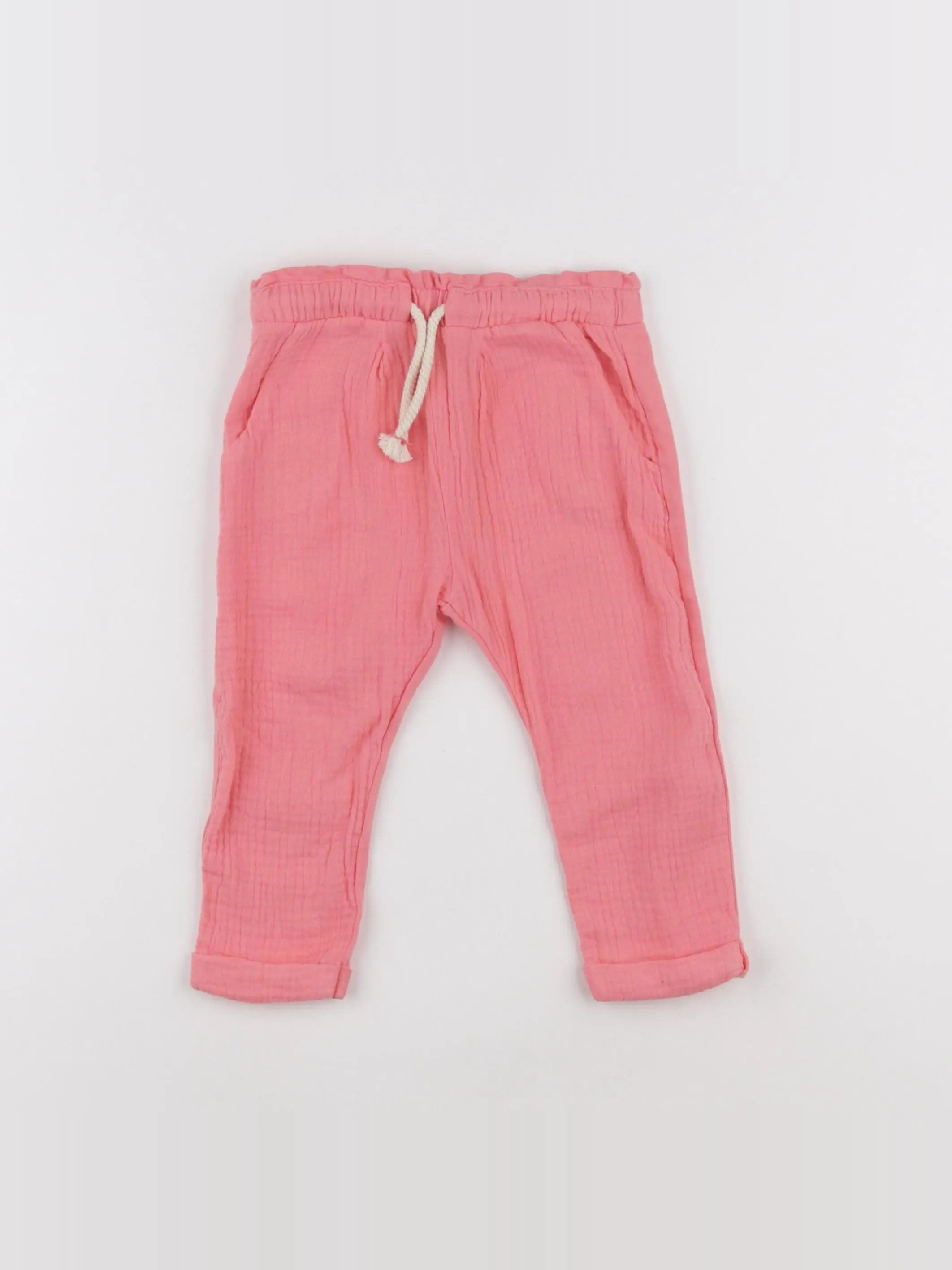 Zara - pantalon rose - 9/12 mois