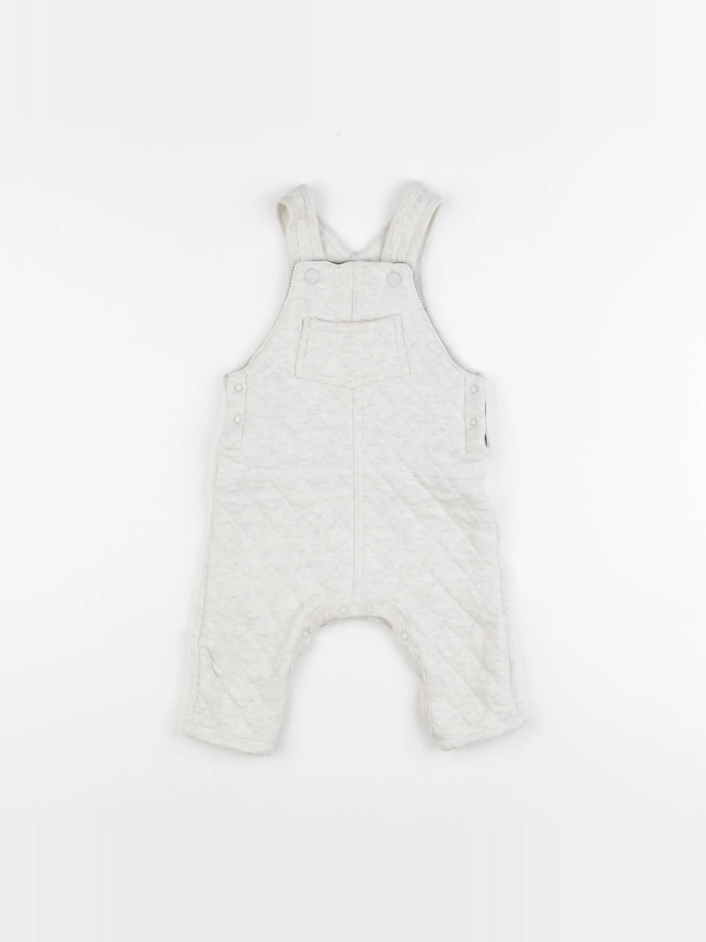 Petit Bateau - combinaison gris - 6 mois