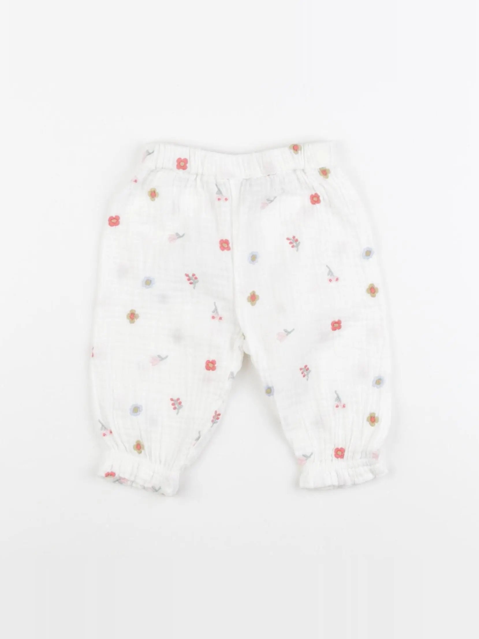 Boutchou - pantalon blanc - 6 mois