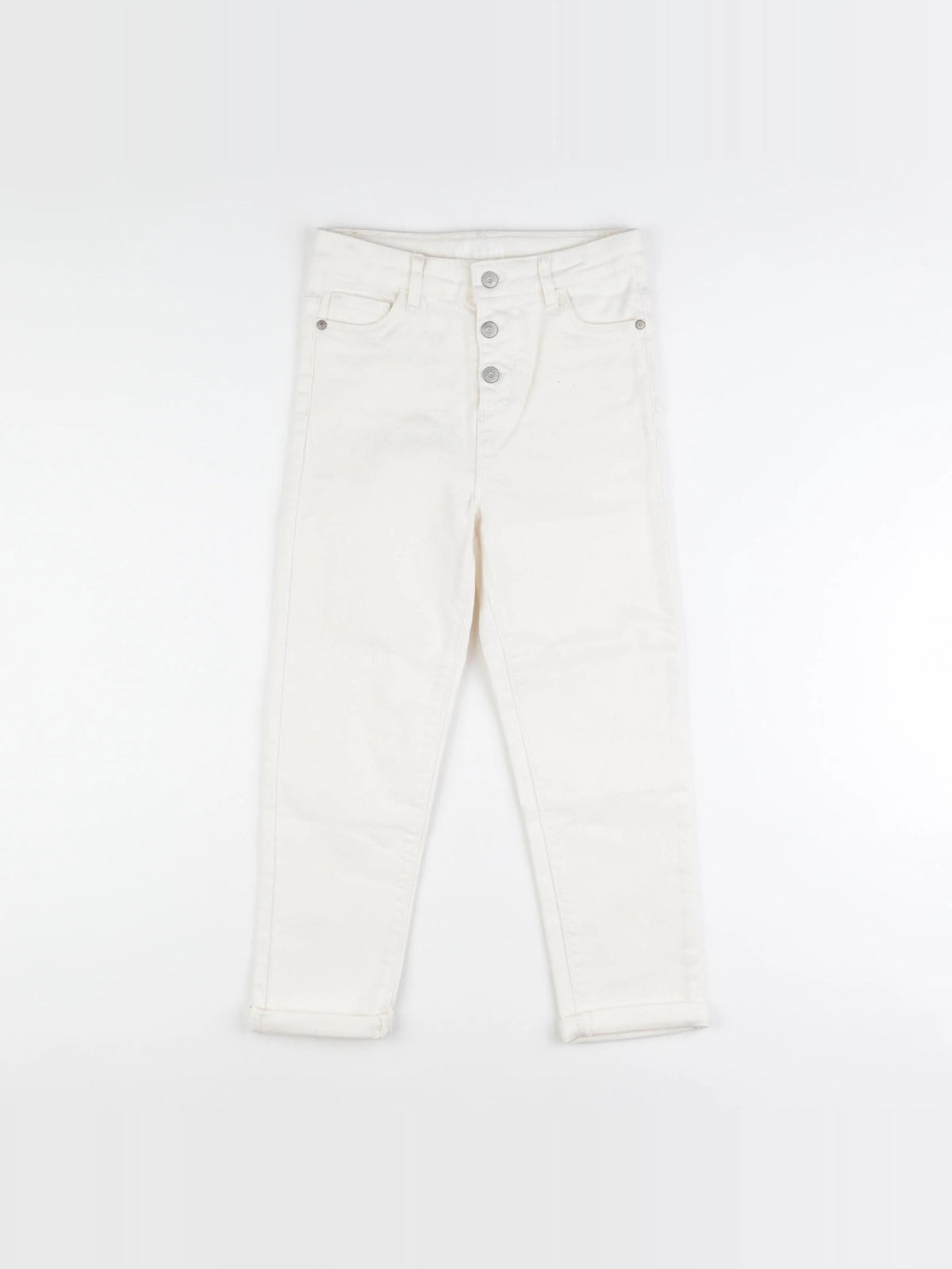 Vertbaudet - jean beige - 9 ans