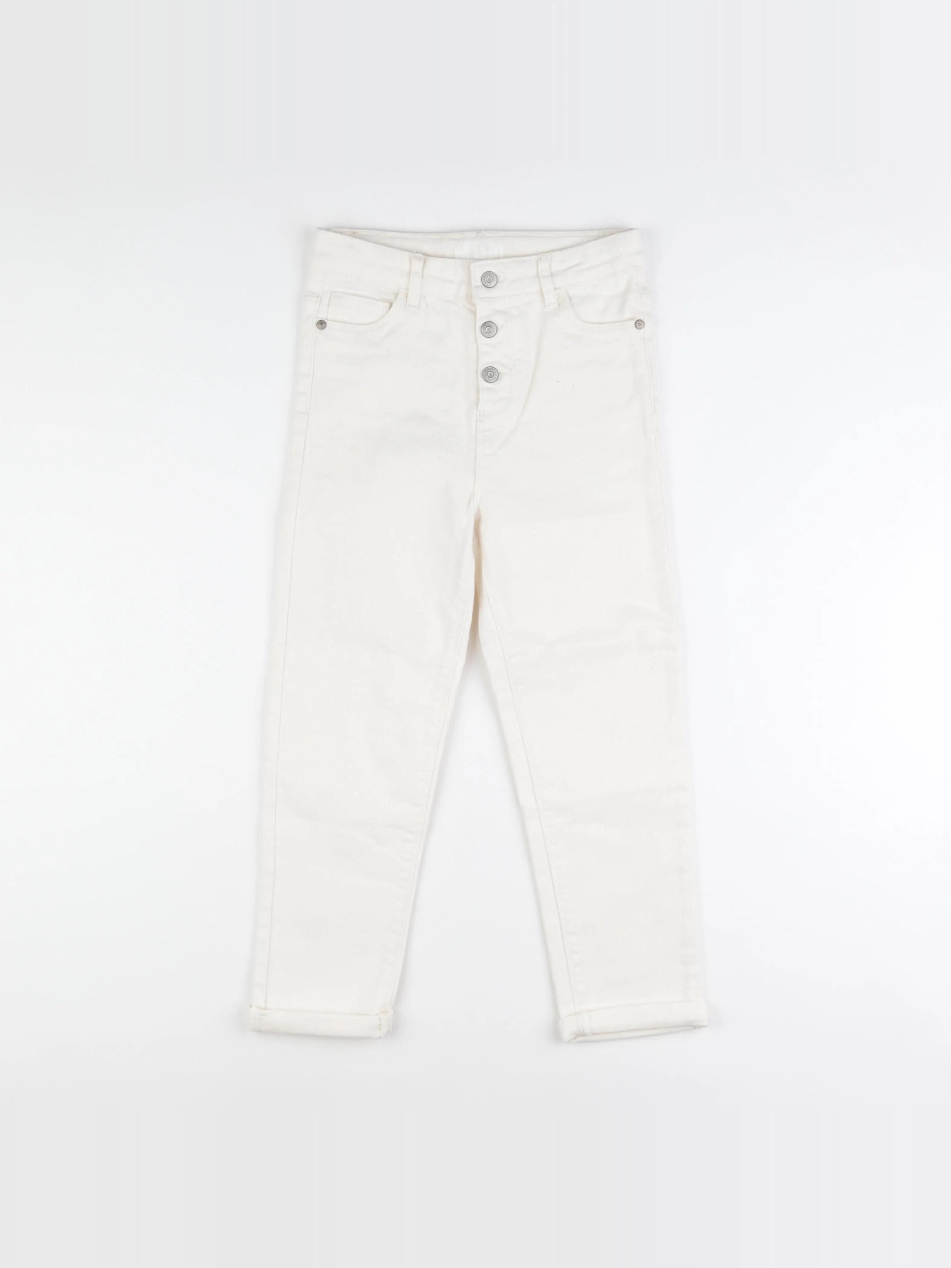 Vertbaudet - jean beige - 9 ans