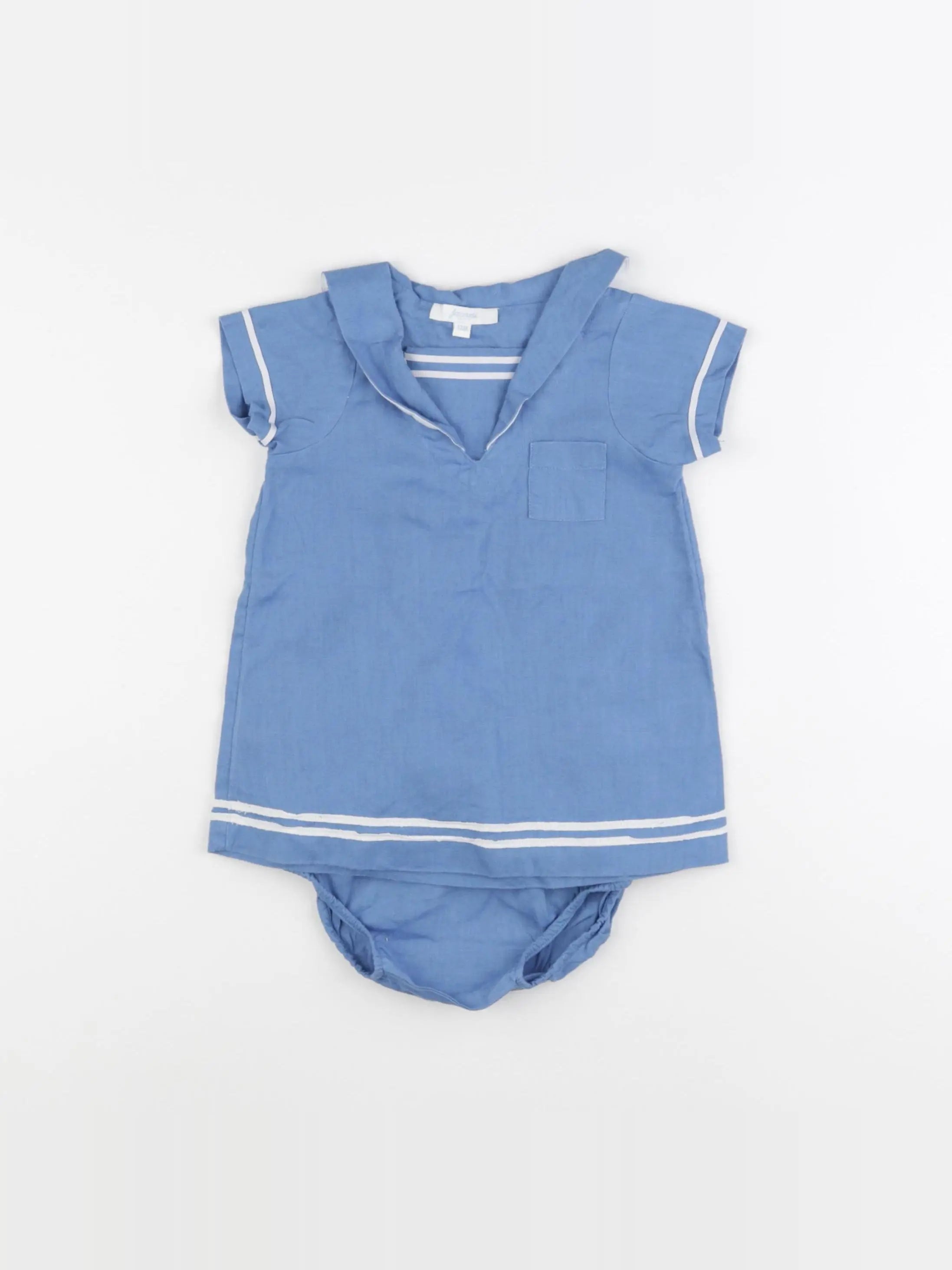 Jacadi - robe bleu - 12 mois