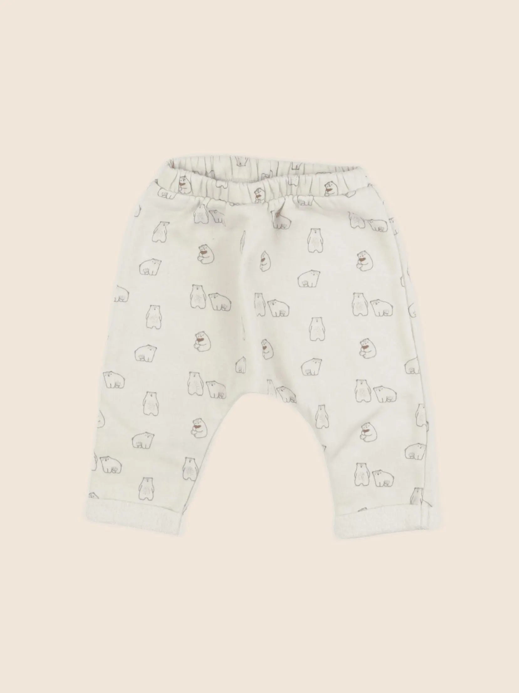 Vertbaudet - sarouel beige - 6 mois