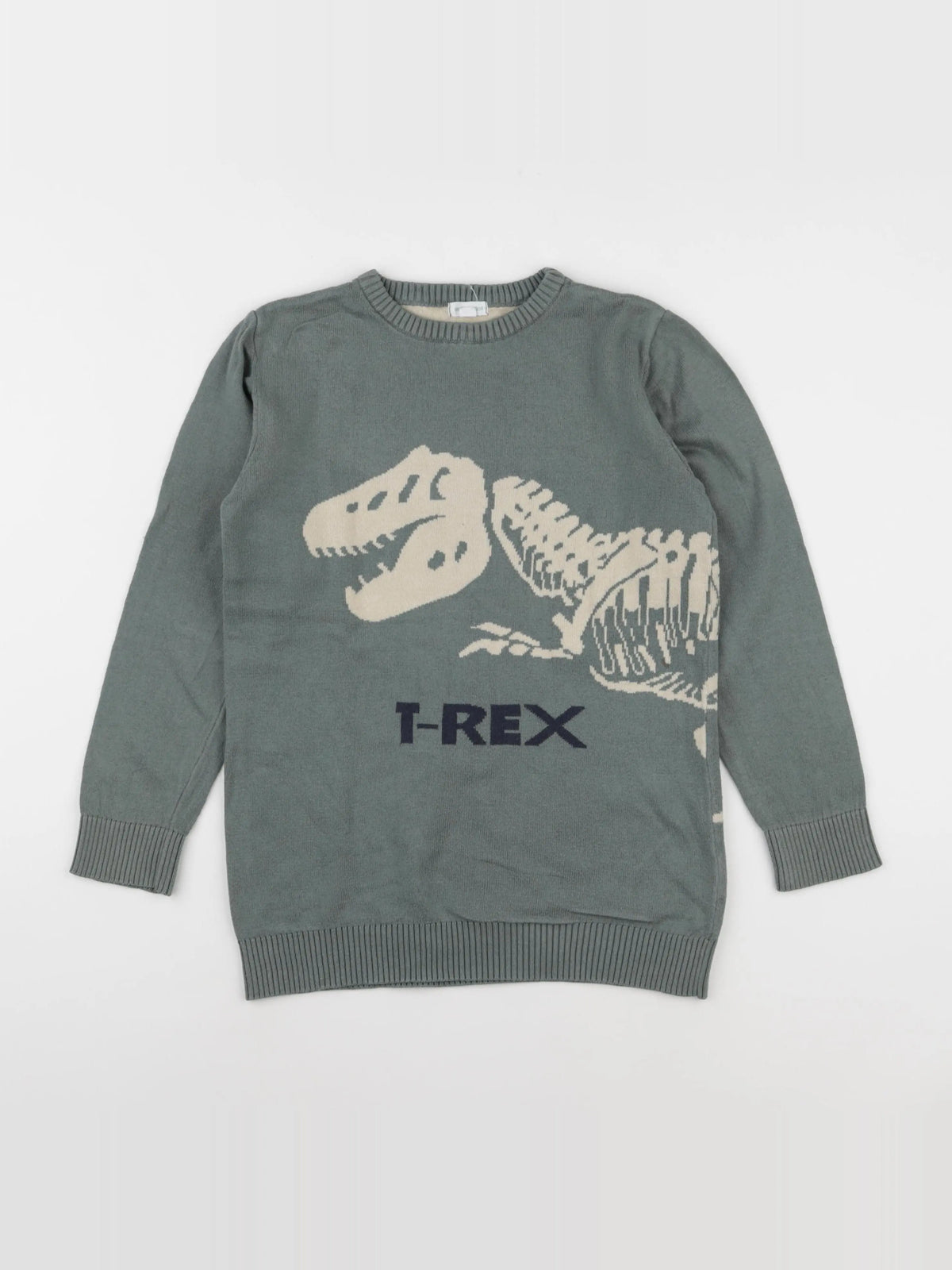 Vertbaudet - pull vert - 10 ans