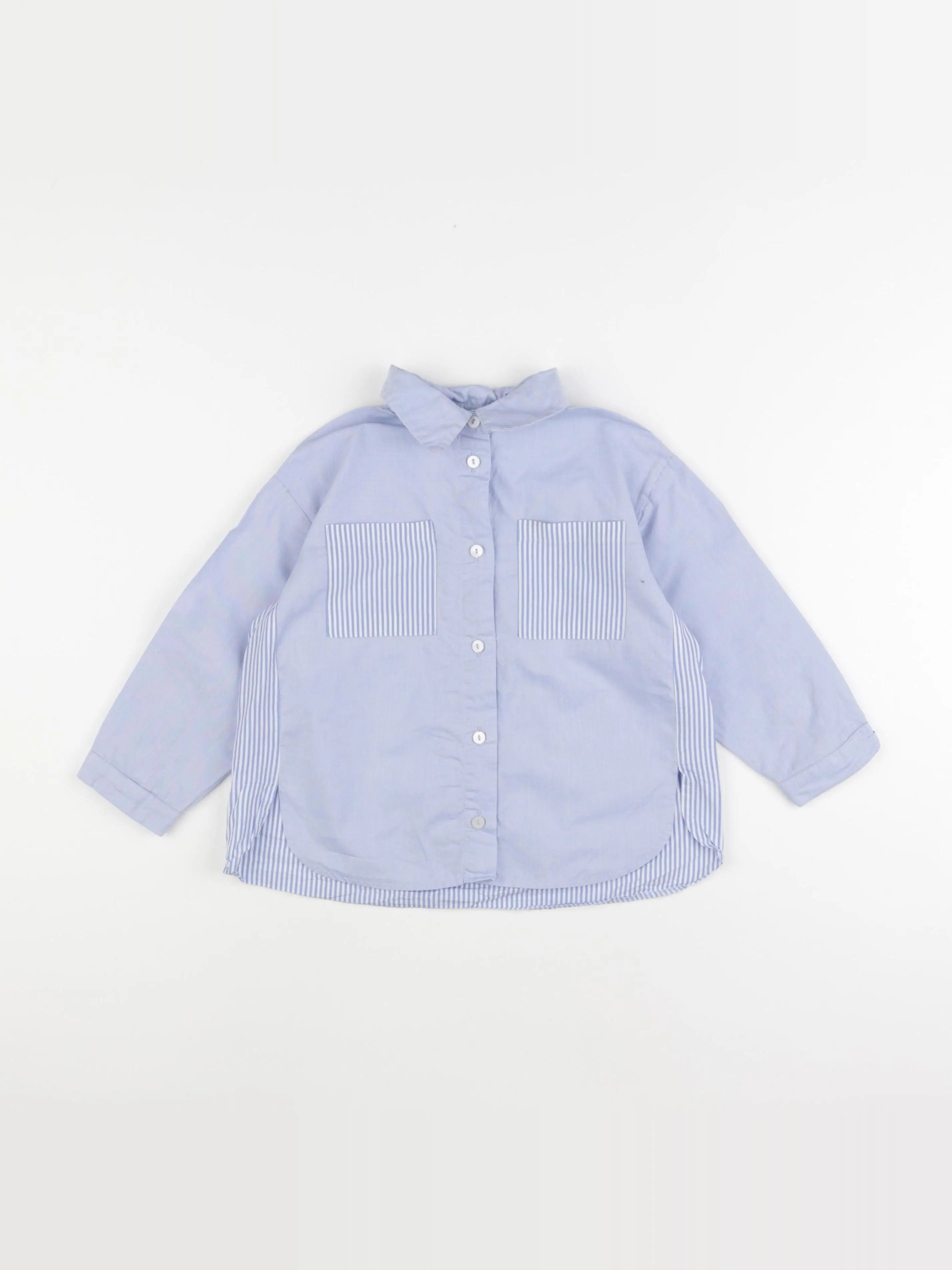 Zara - chemise bleu - 3/4 ans