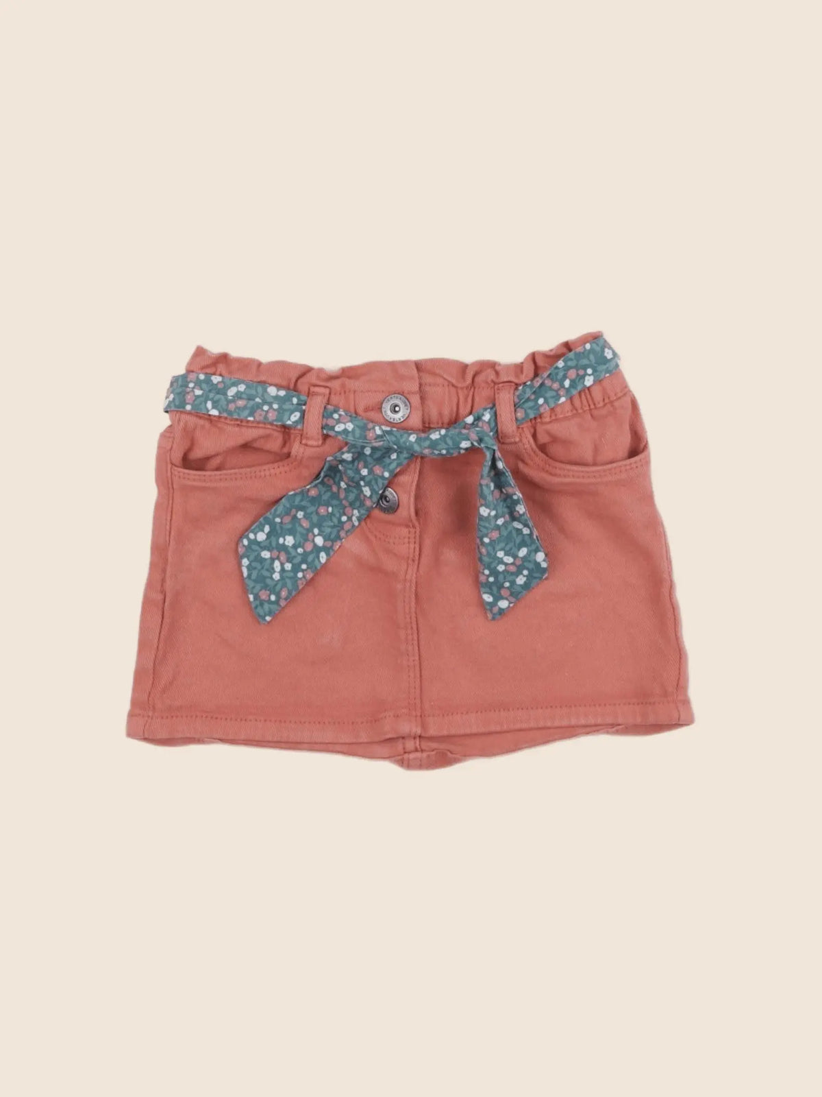Vertbaudet - jupe orange - 2 ans