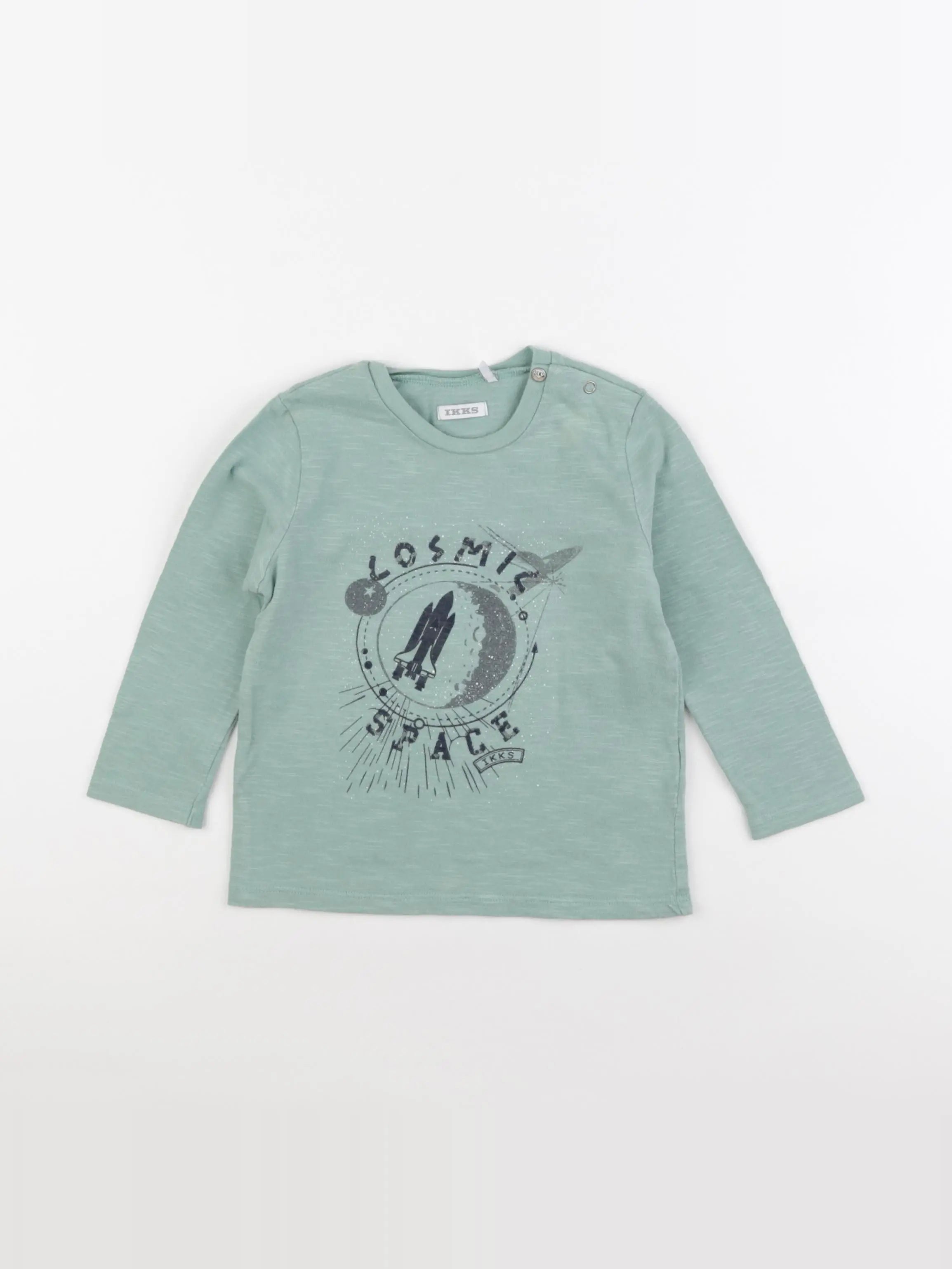 IKKS - tee-shirt vert - 2 ans