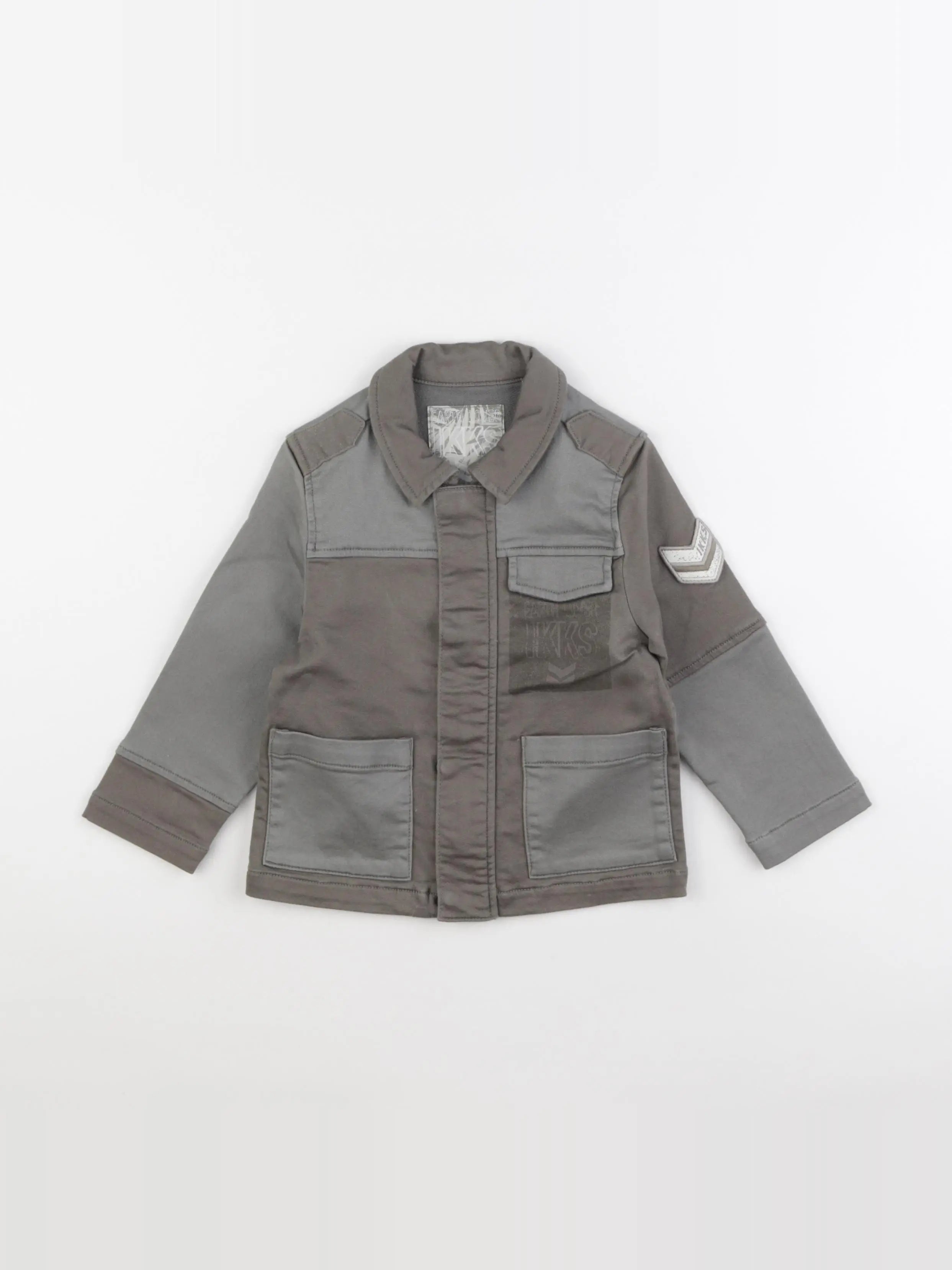 IKKS - veste imprimé au dos vert - 2 ans