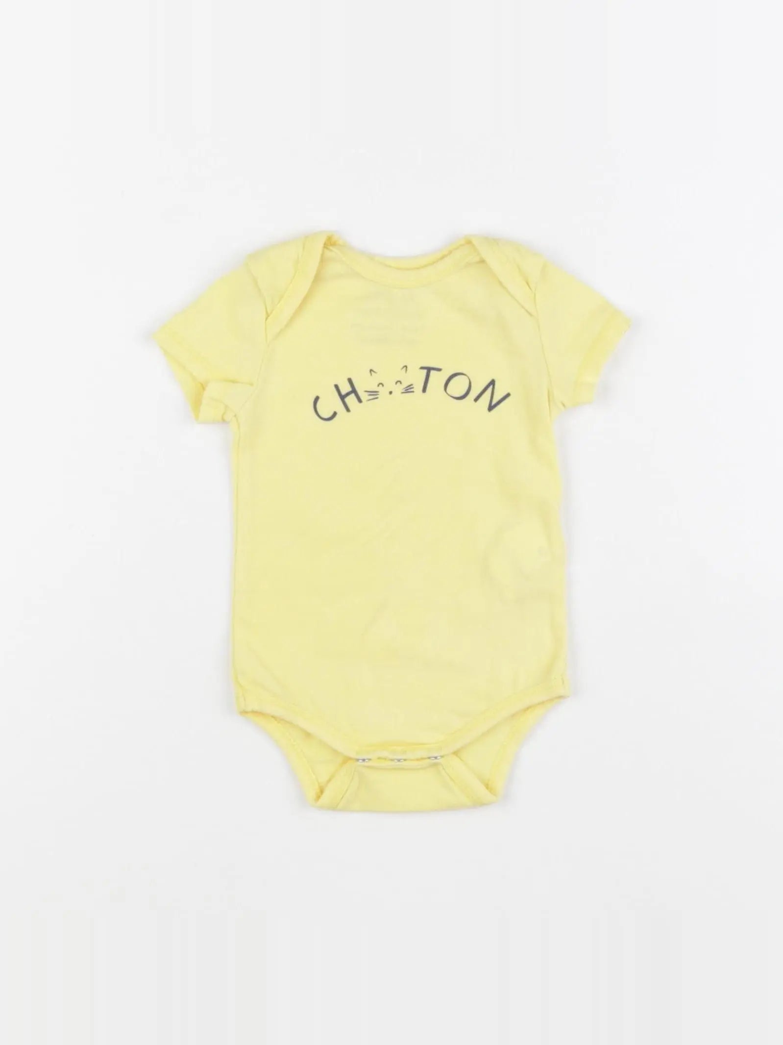 Tape à l'oeil - body jaune - 3 mois