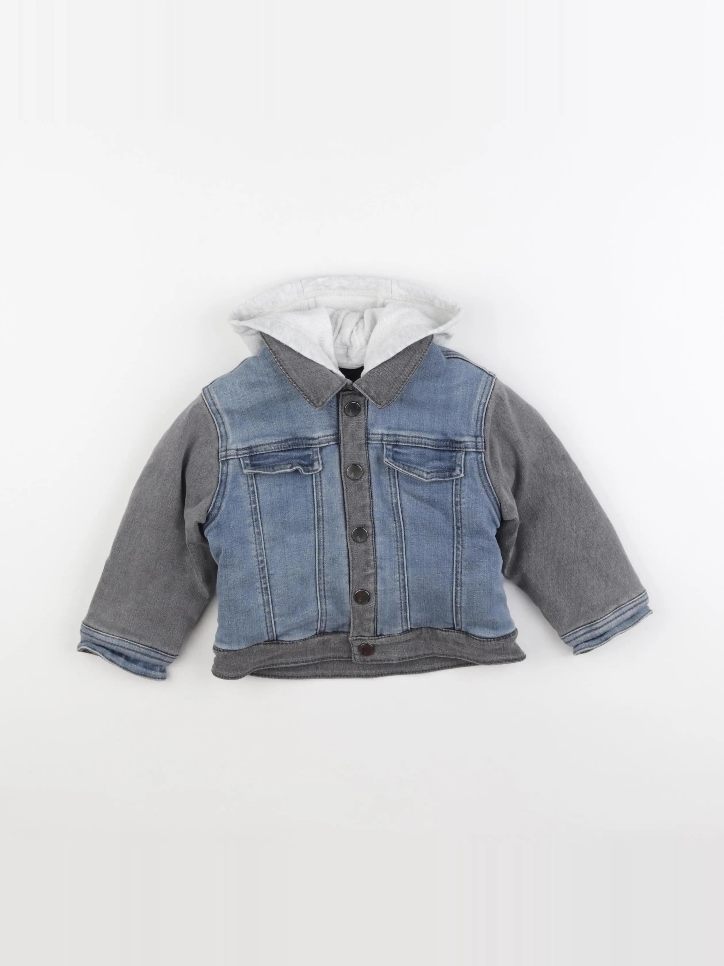 IKKS - veste doublé bleu - 18 mois