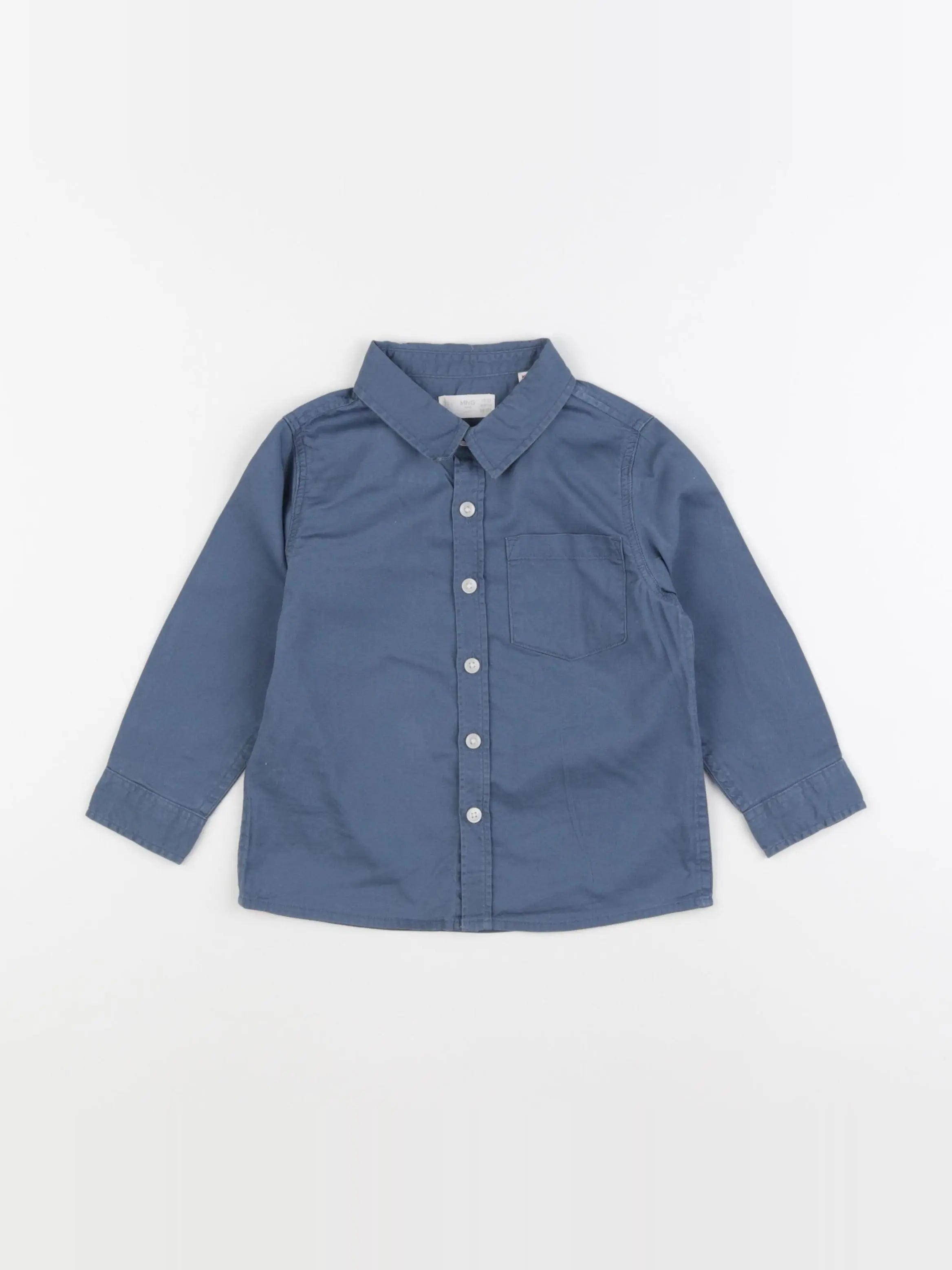 Mango - chemise bleu - 18/24 mois