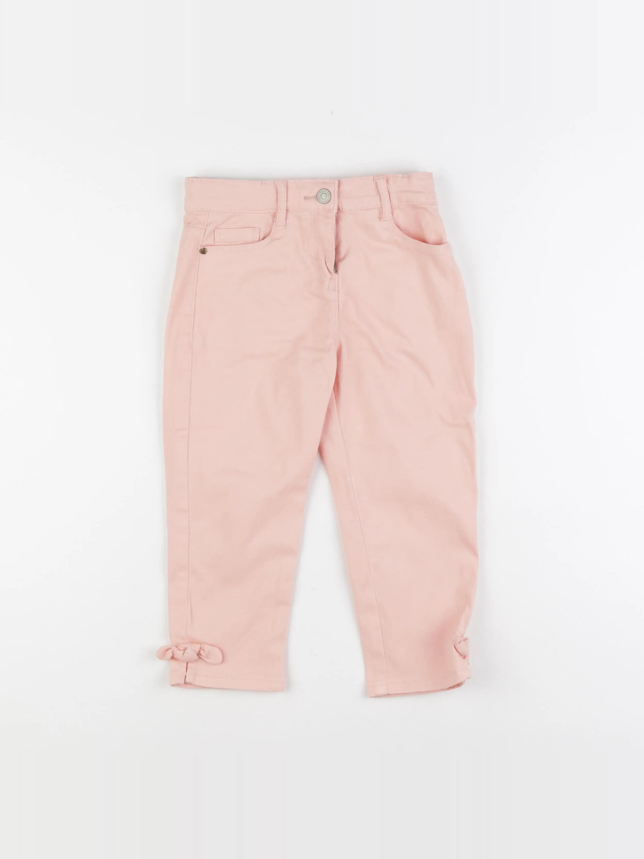 Vertbaudet - pantacourt rose - 7 ans