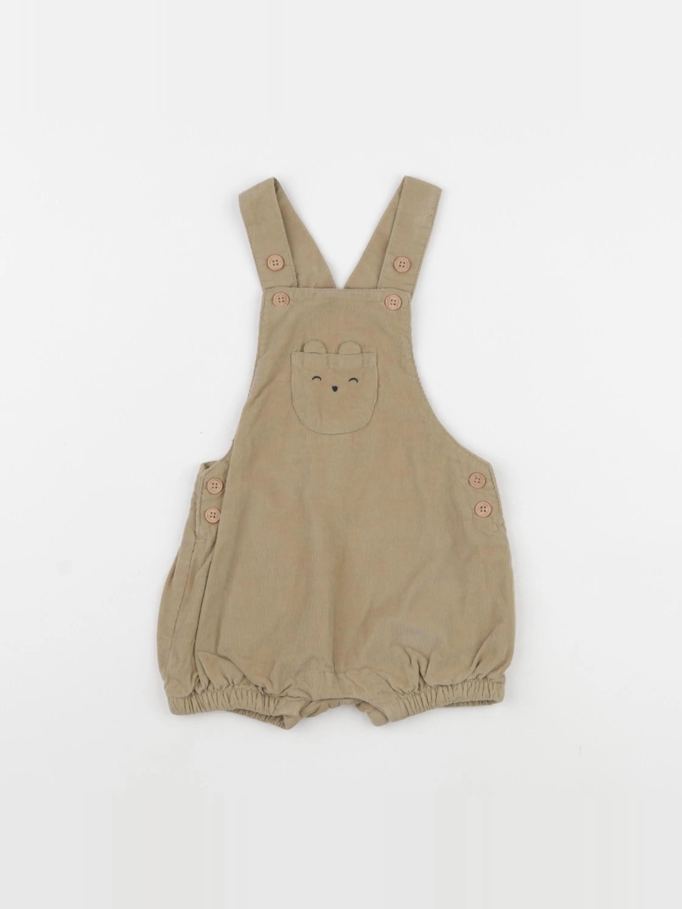 Tape à l'oeil - salopette marron - 6 mois