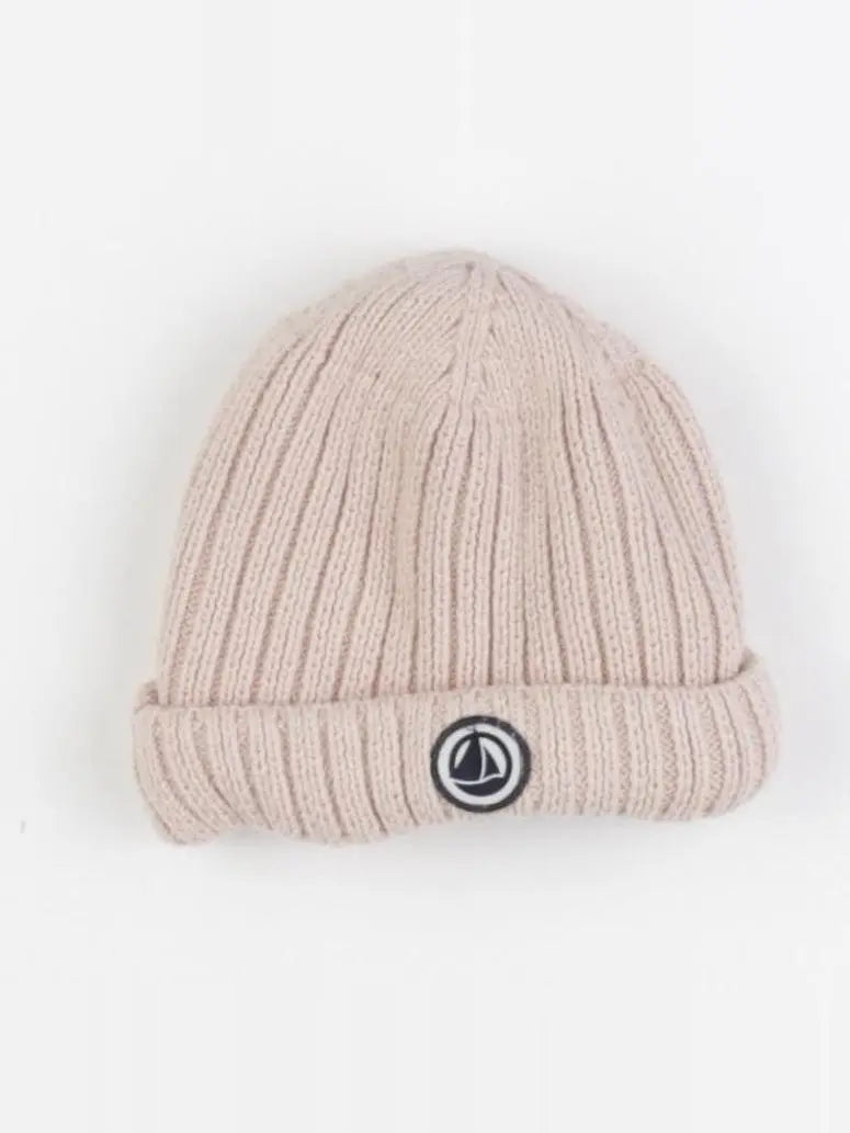 Petit Bateau - bonnet rose - 3 mois