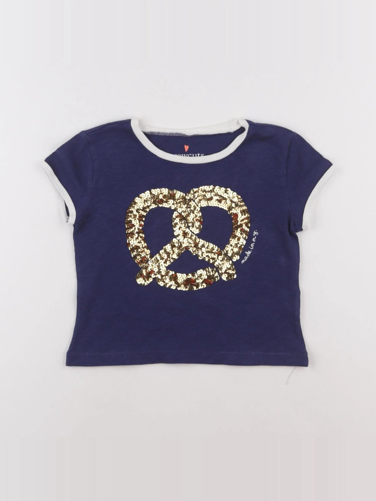 Crewcuts - tee-shirt bleu - 6/7 ans