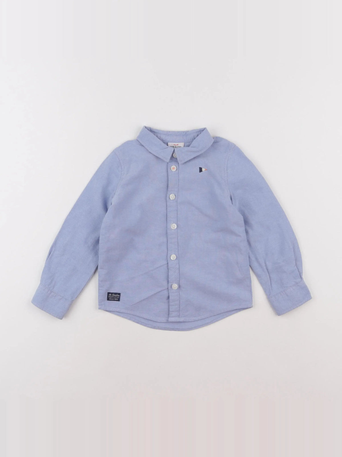 Tape à l'oeil - chemise bleu - 2 ans