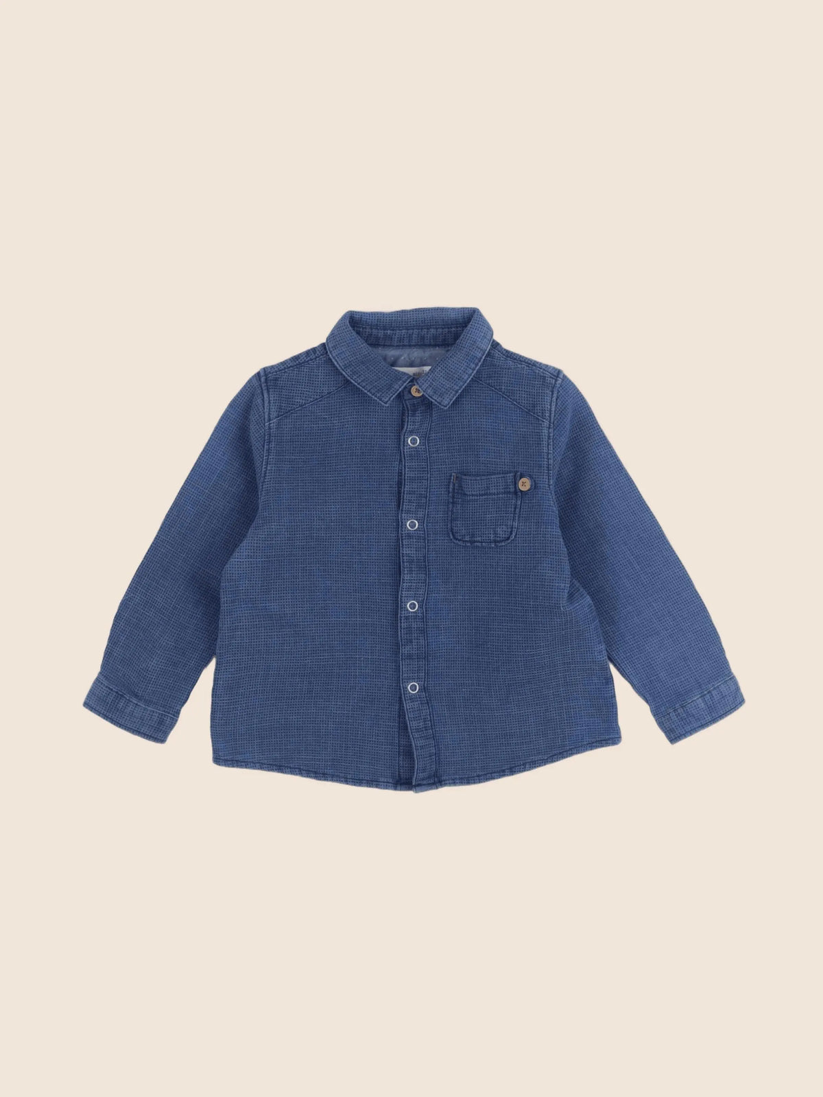 Zara - chemise bleu - 12/18 mois