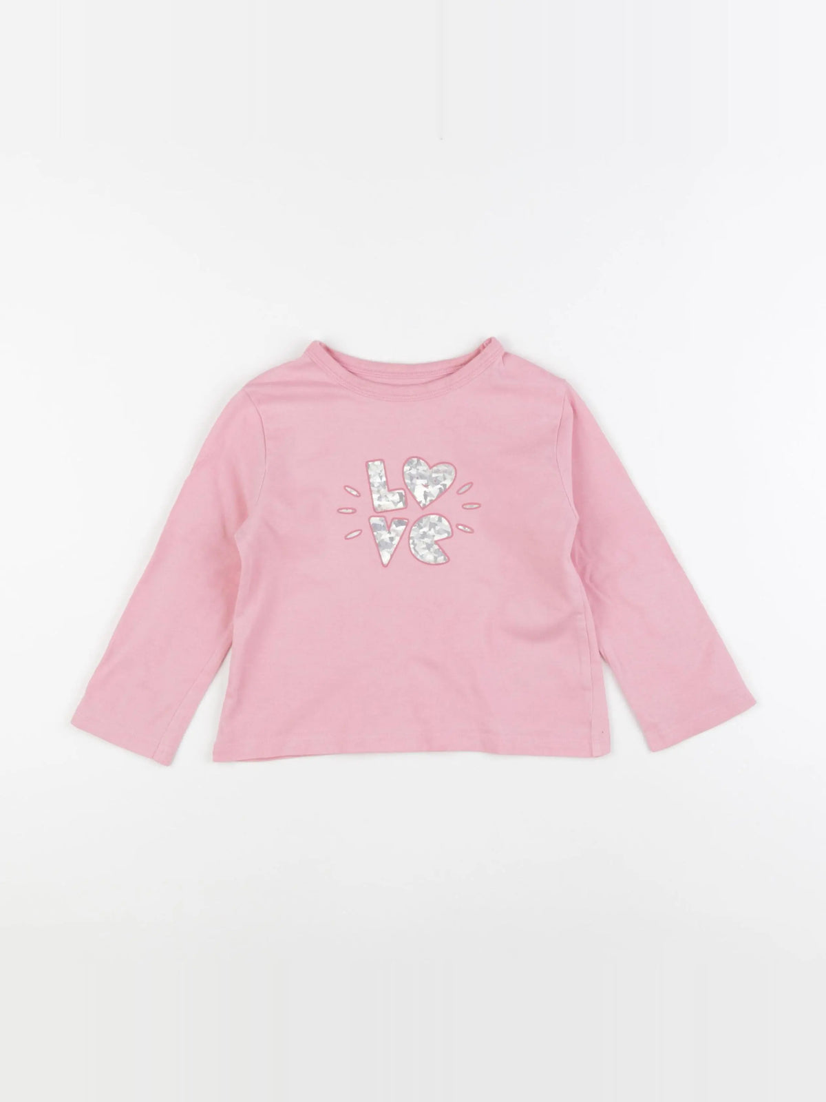 Vertbaudet - tee-shirt rose - 3 ans