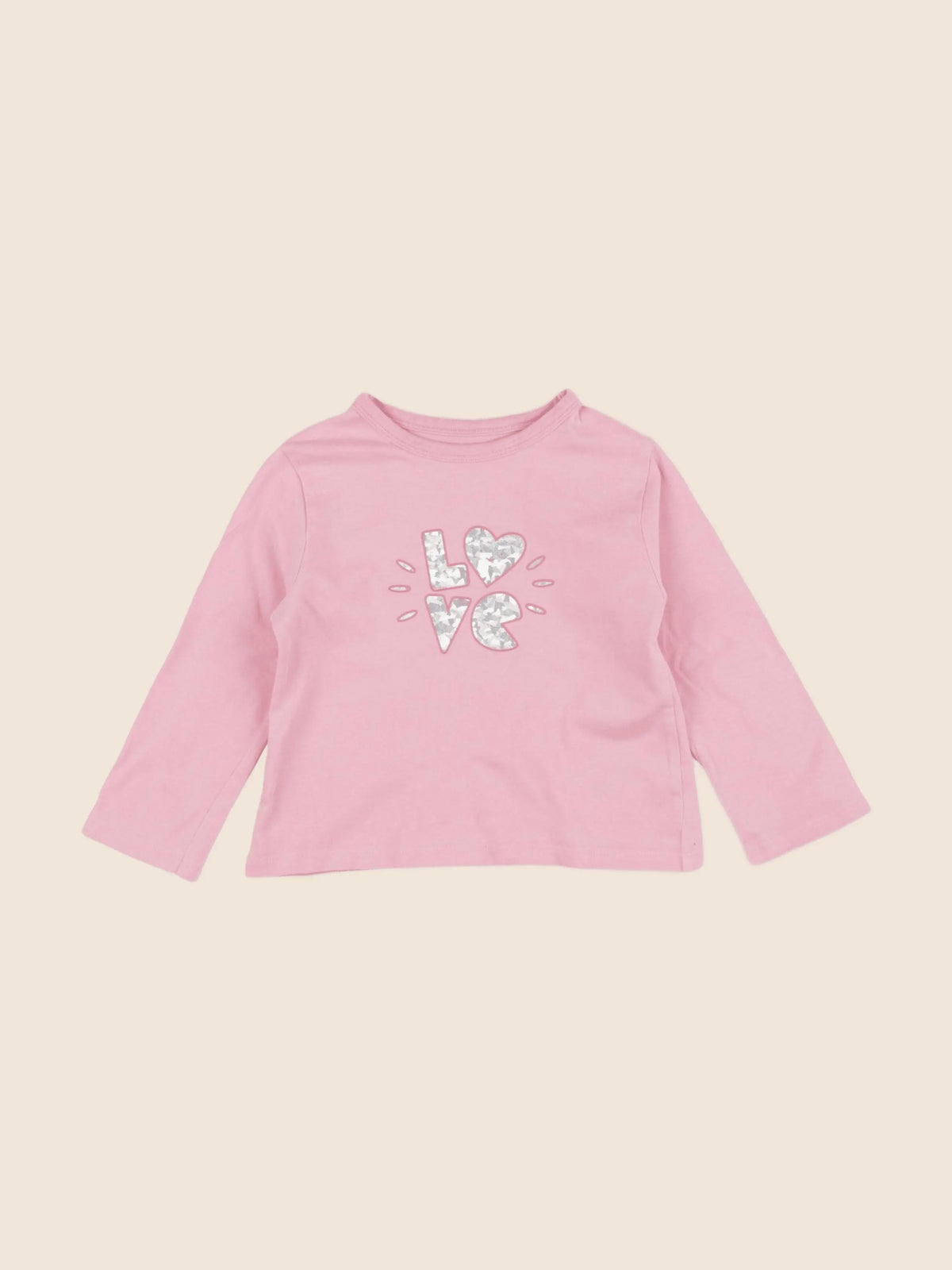 Vertbaudet - tee-shirt rose - 3 ans