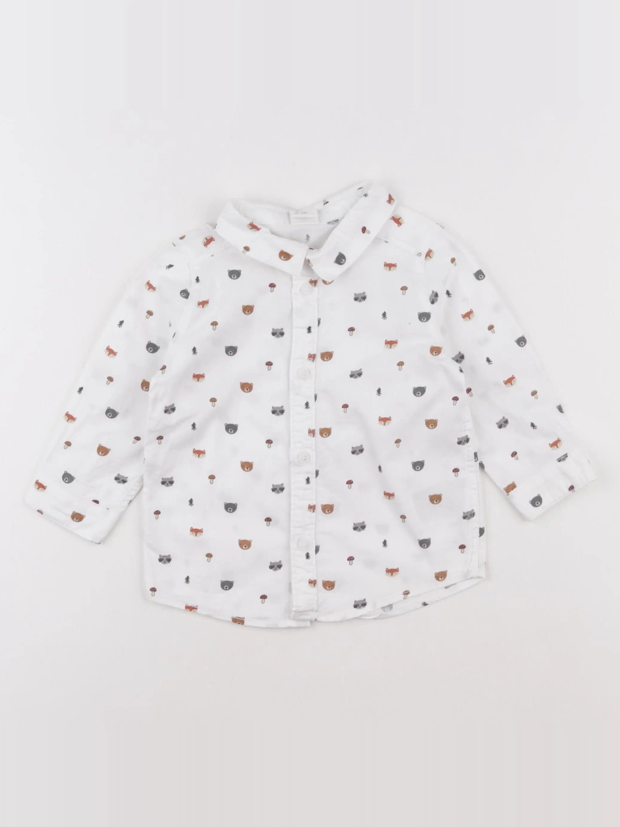 H&M - chemise multicolore - 6/9 mois