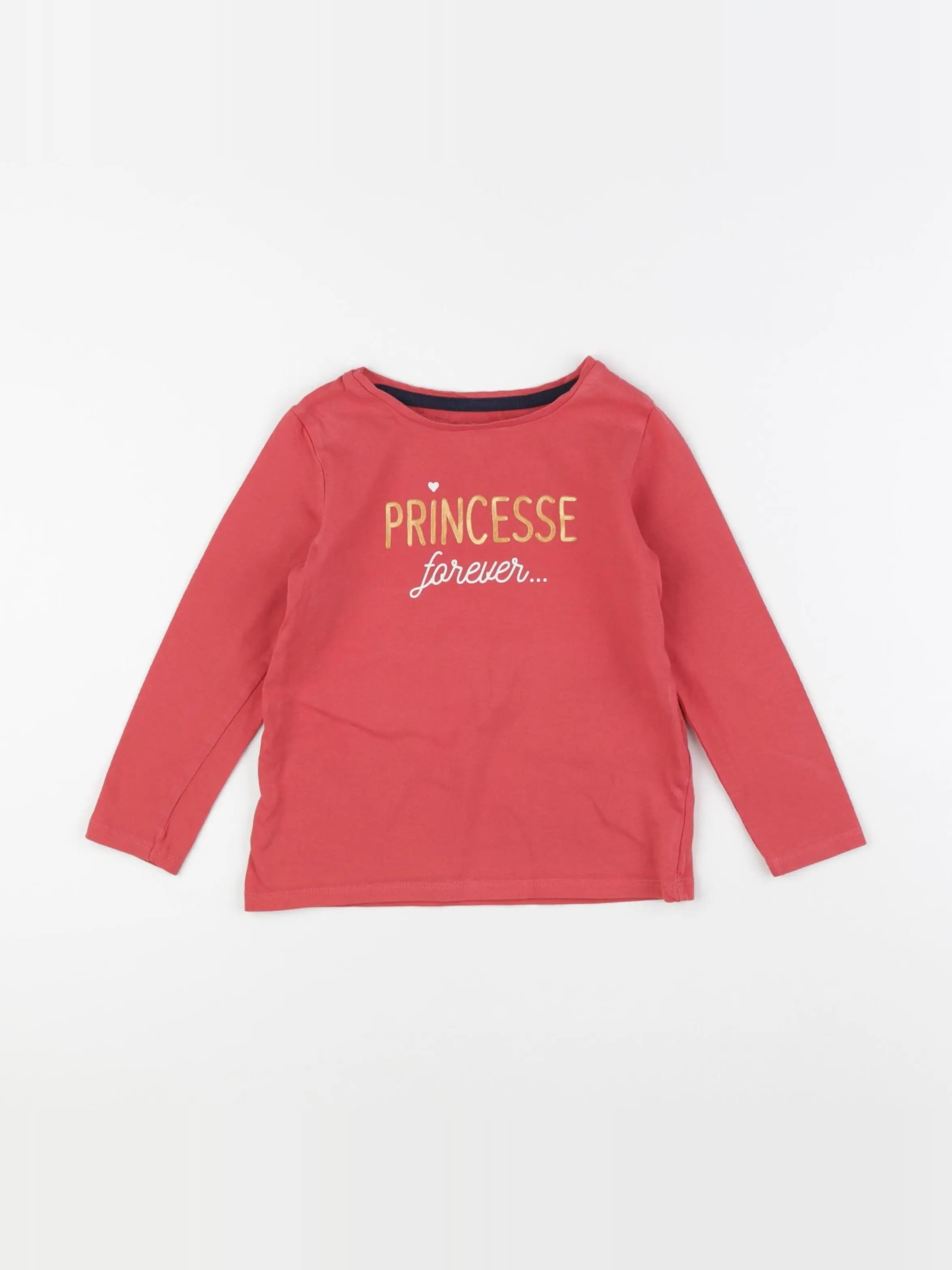 Vertbaudet - tee-shirt rose - 4 ans