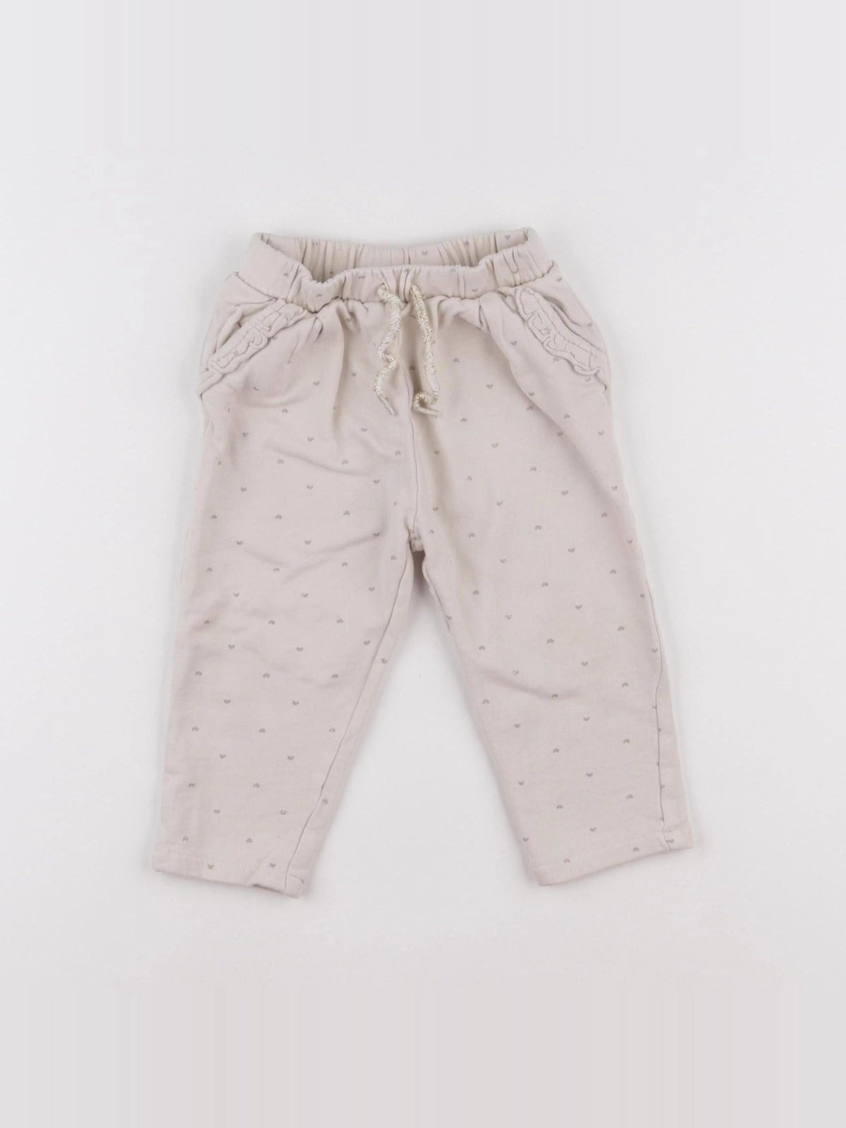 Vertbaudet - jogging beige - 2 ans