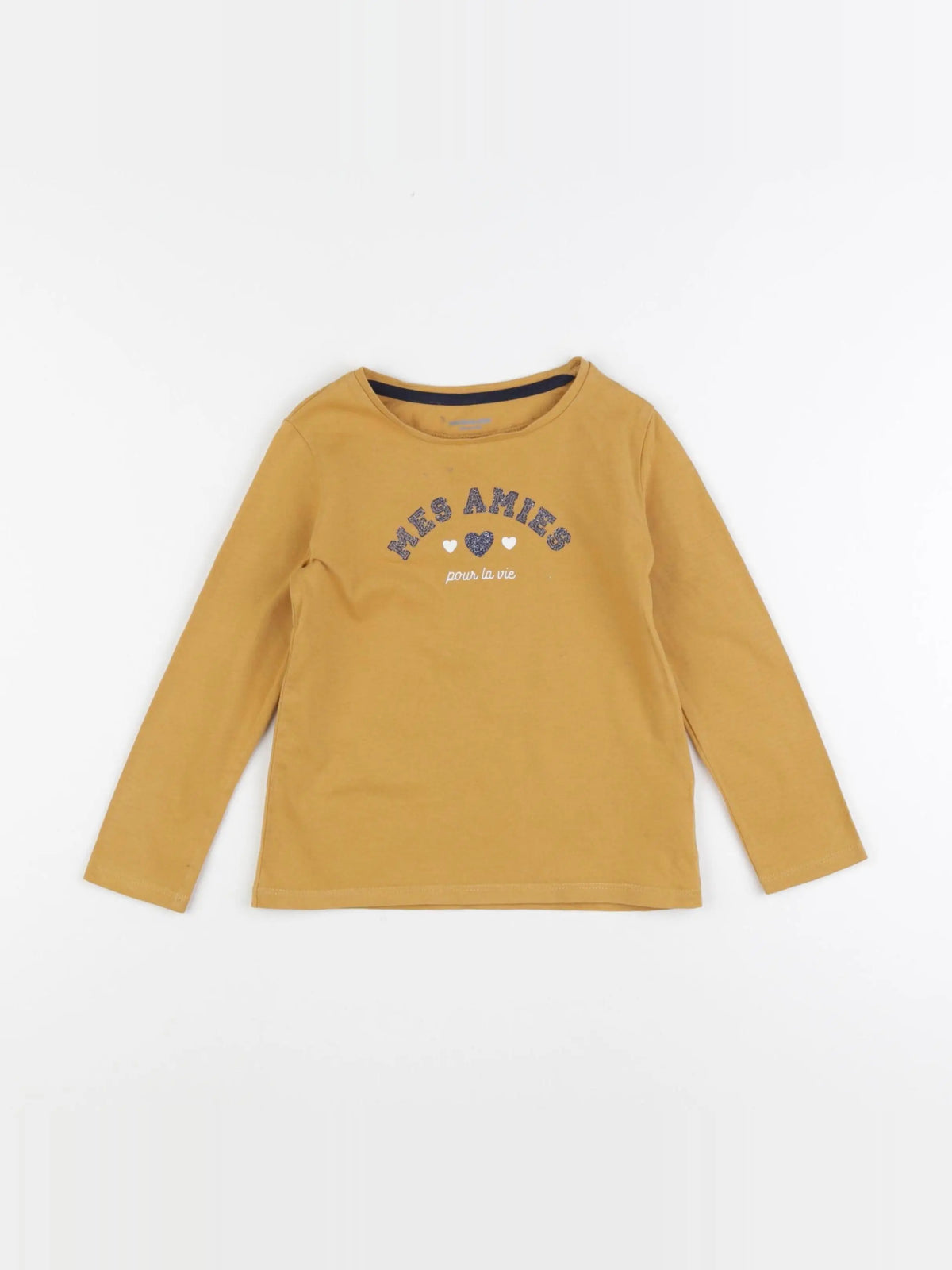 Vertbaudet - tee-shirt jaune - 4 ans